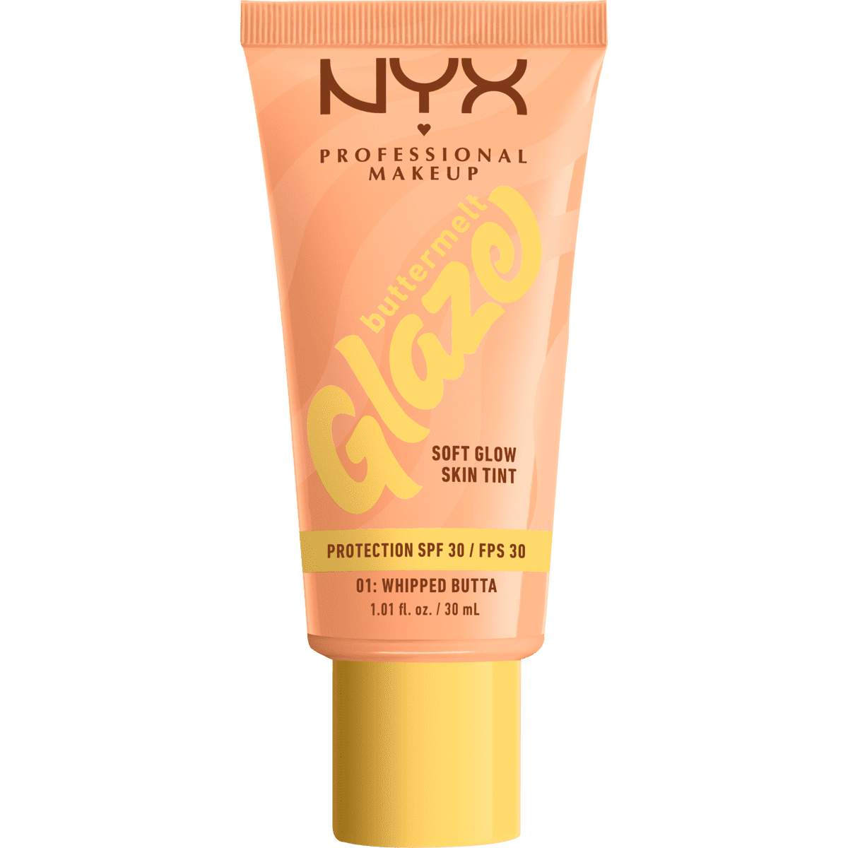 NYX Professional Makeup Buttermelt Glaze Skin Tint SPF30 1 Whipped Butta