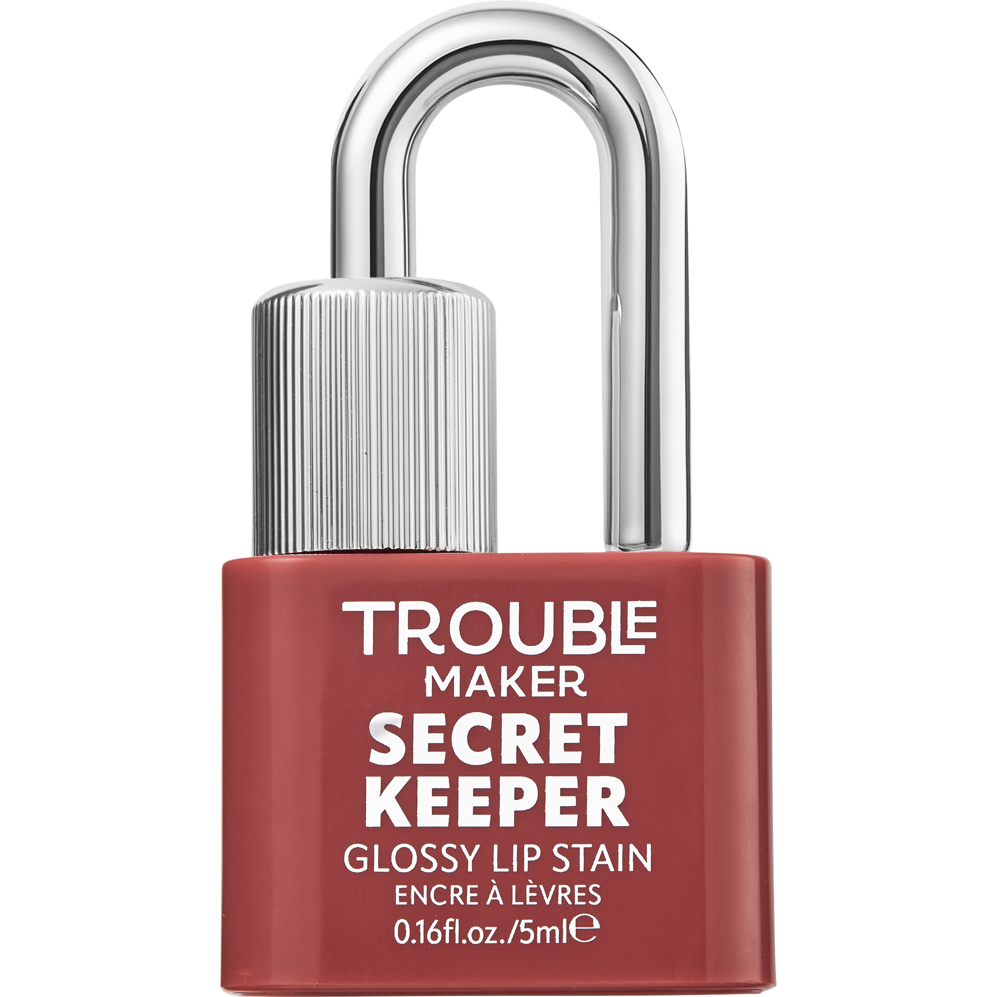 Trouble Maker Secret Keeper Lip Gloss Trickish Caramel Nude
