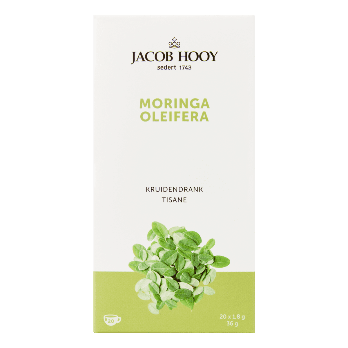 Jacob Hooy Kruidendrank Moringa Oleifera 20 stuks
