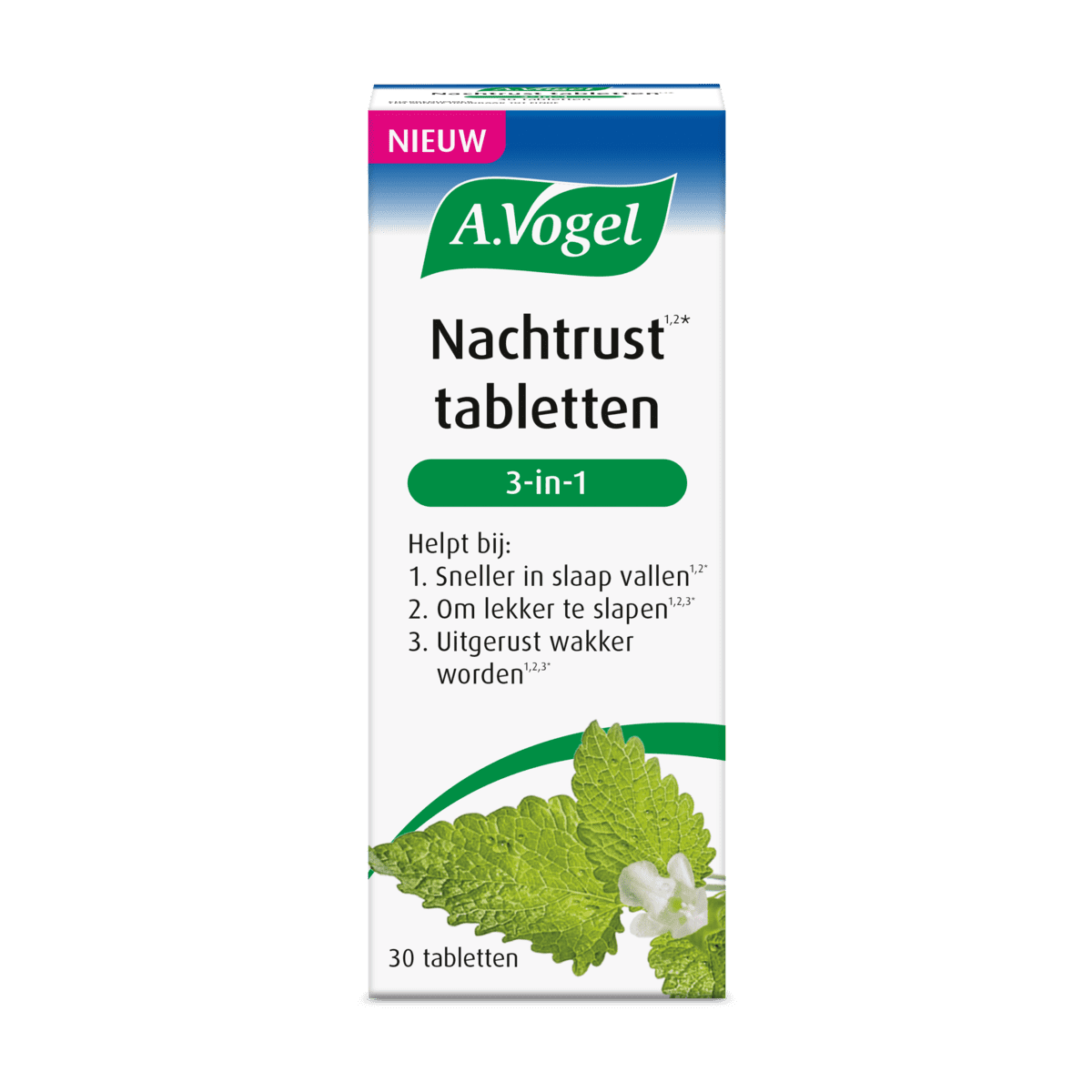 A.Vogel Nachtrust1,2* 3-in-1 Tabletten 30 stuks