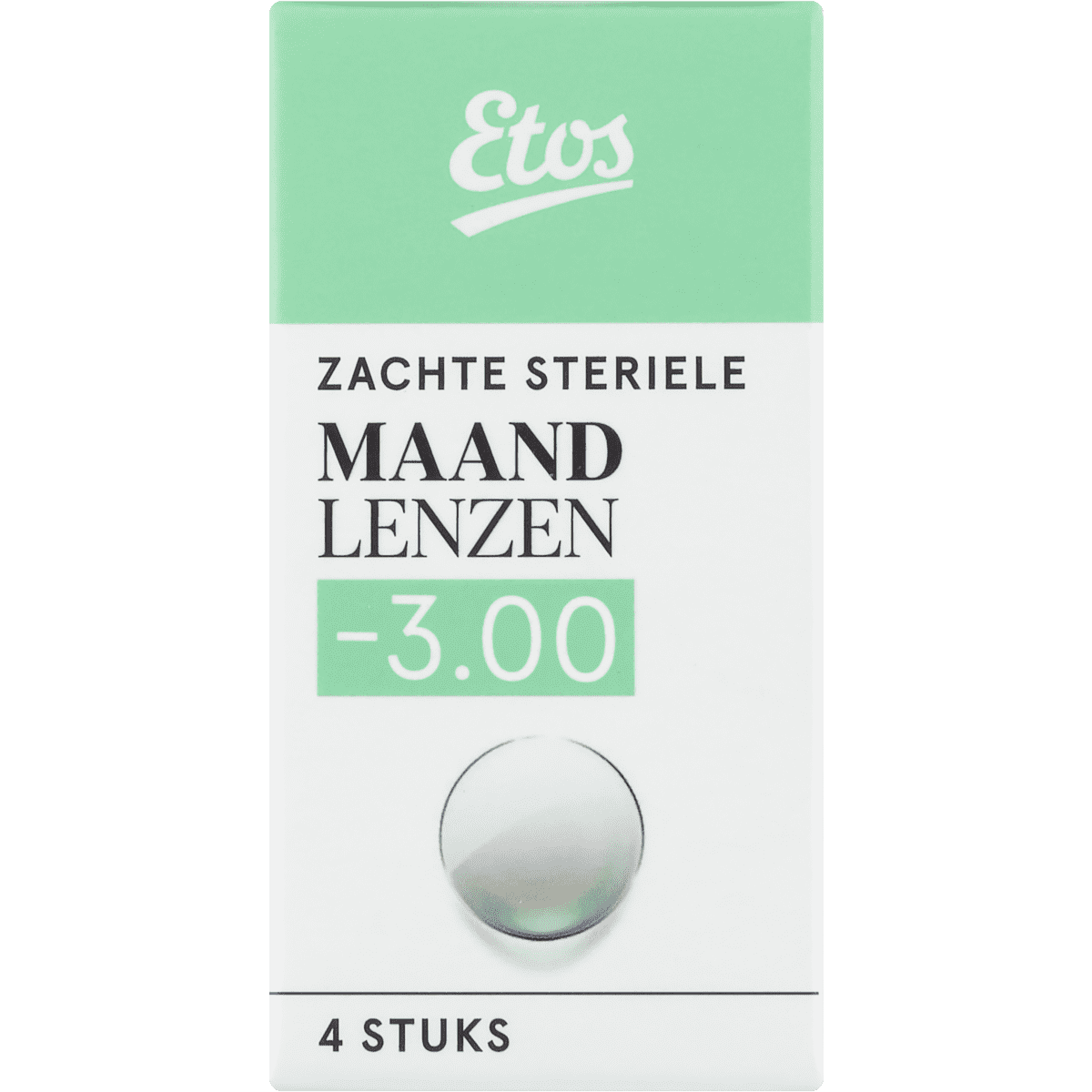 Etos Zachte Maandlenzen -3.00 4 stuks