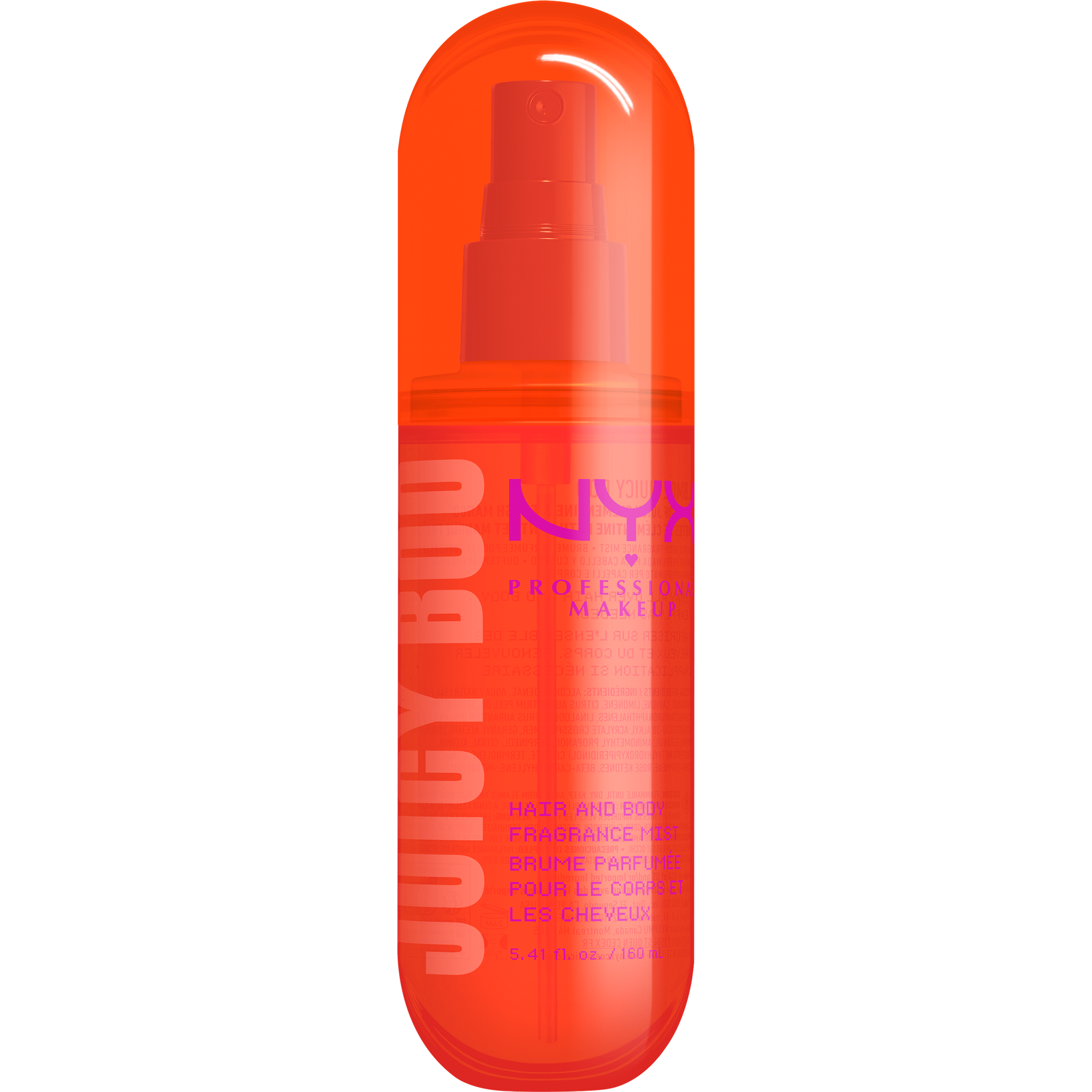 NYX Professional Makeup Hair & Body Fragrance Mist Juicy Boo 160 ML