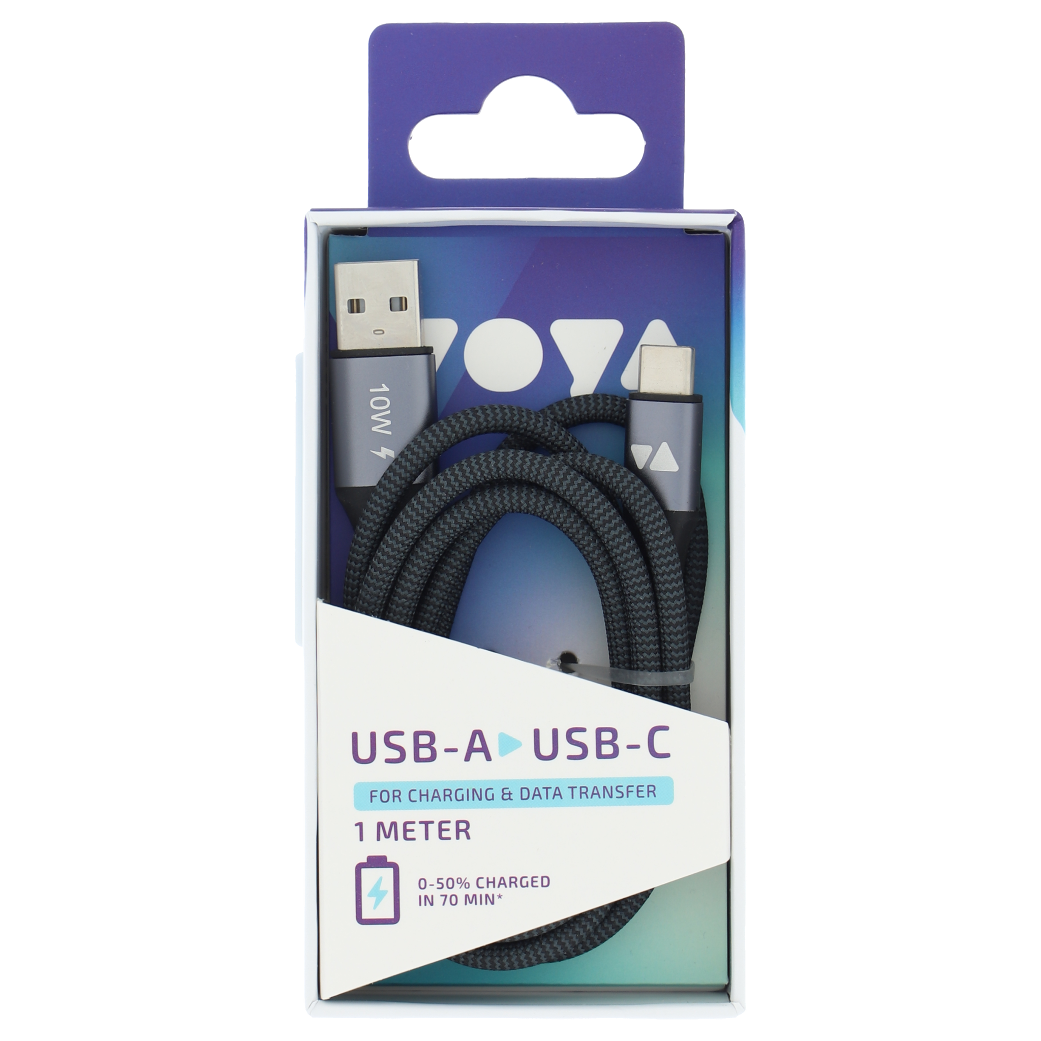 Voya Usb-A Naar Usb-C Kabel 1 Stuks