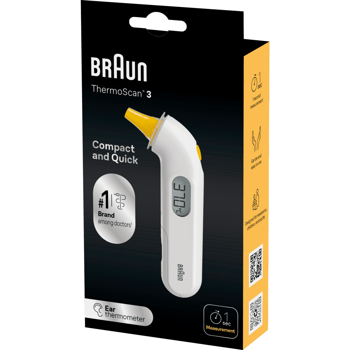 Braun ThermoScan 3 Oorthermometer High Speed IRT3030