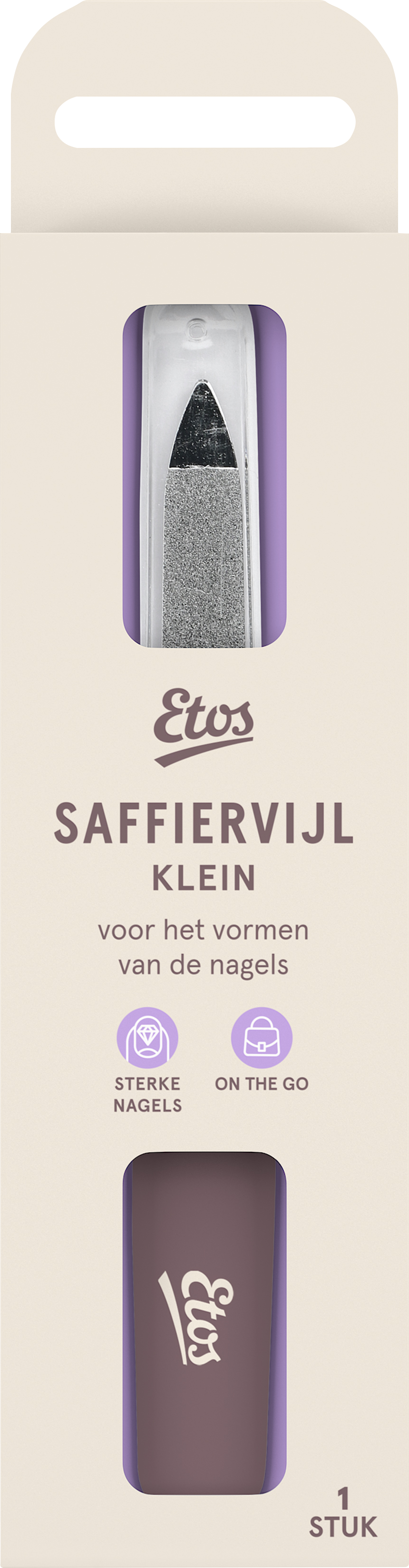 Etos Saffieren Nagelvijl Klein