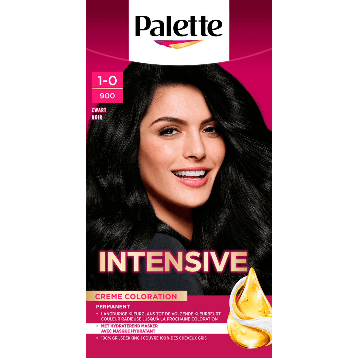 Poly Palette Intensive Crème Coloration Haarverf 900 Zwart