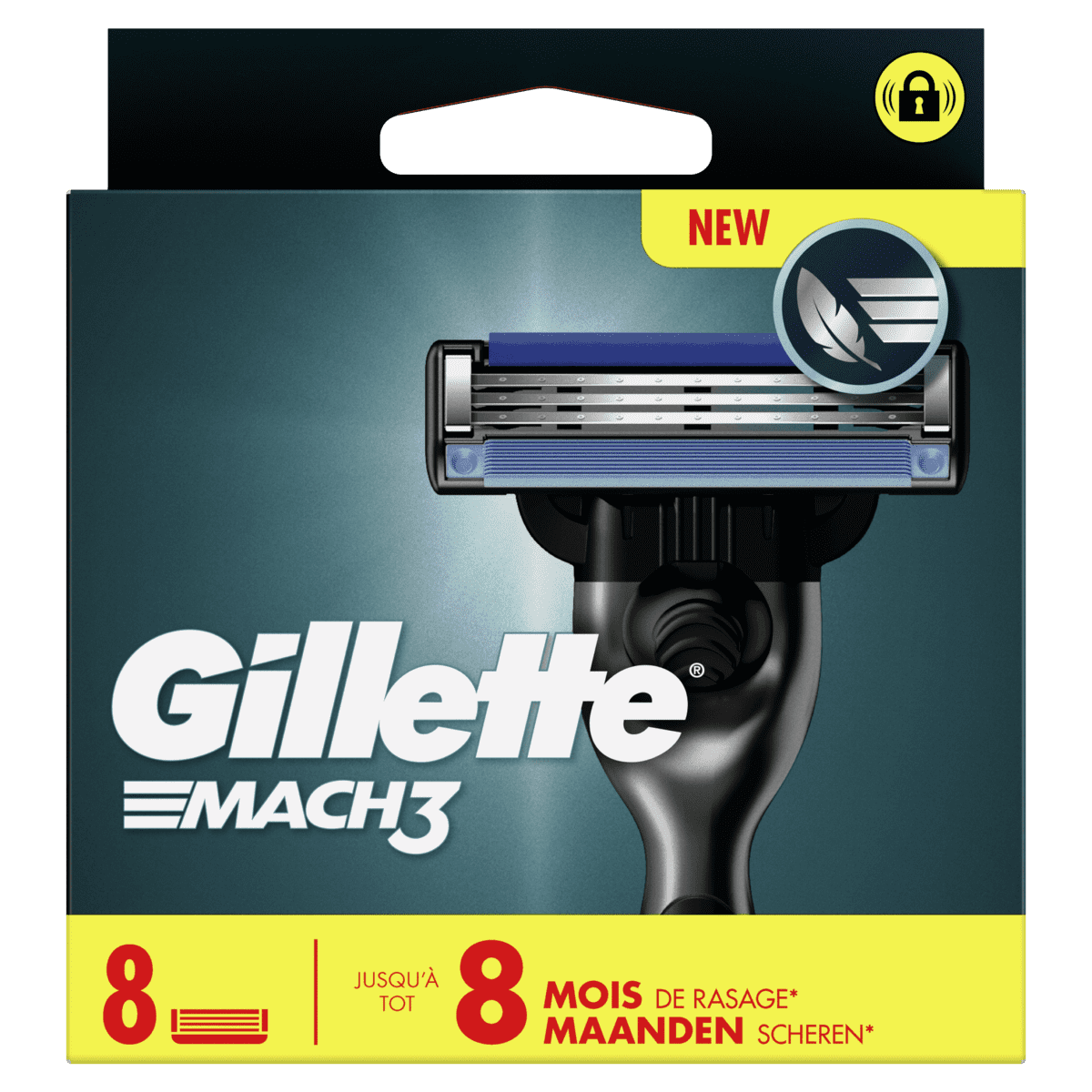 Gillette Mach3 Navulmesjes 8 stuks