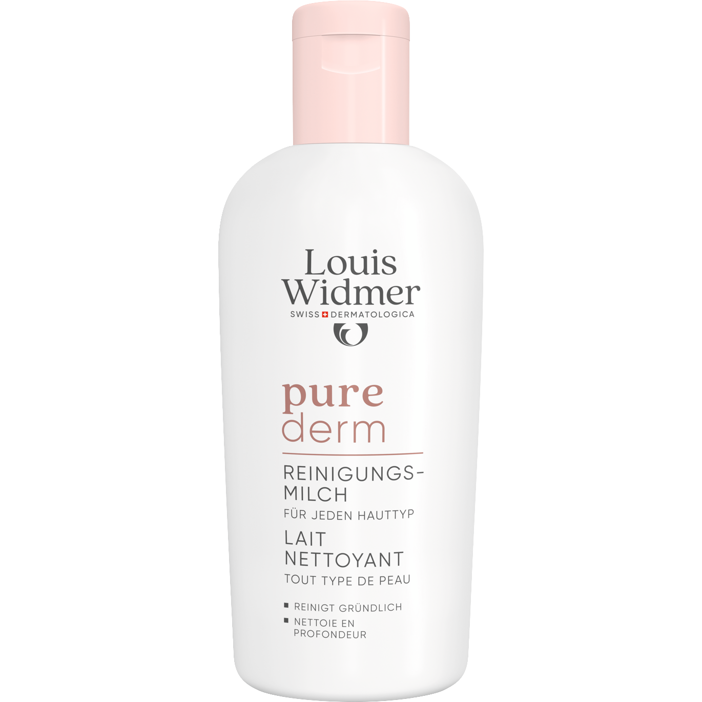 Louis Widmer Purederm Reinigingsmelk Zonder Parfum 200 ML