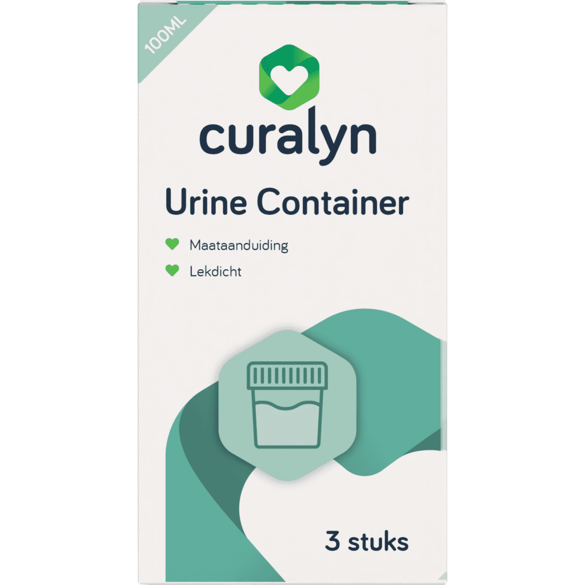 Curalyn Urine Container 3 stuks