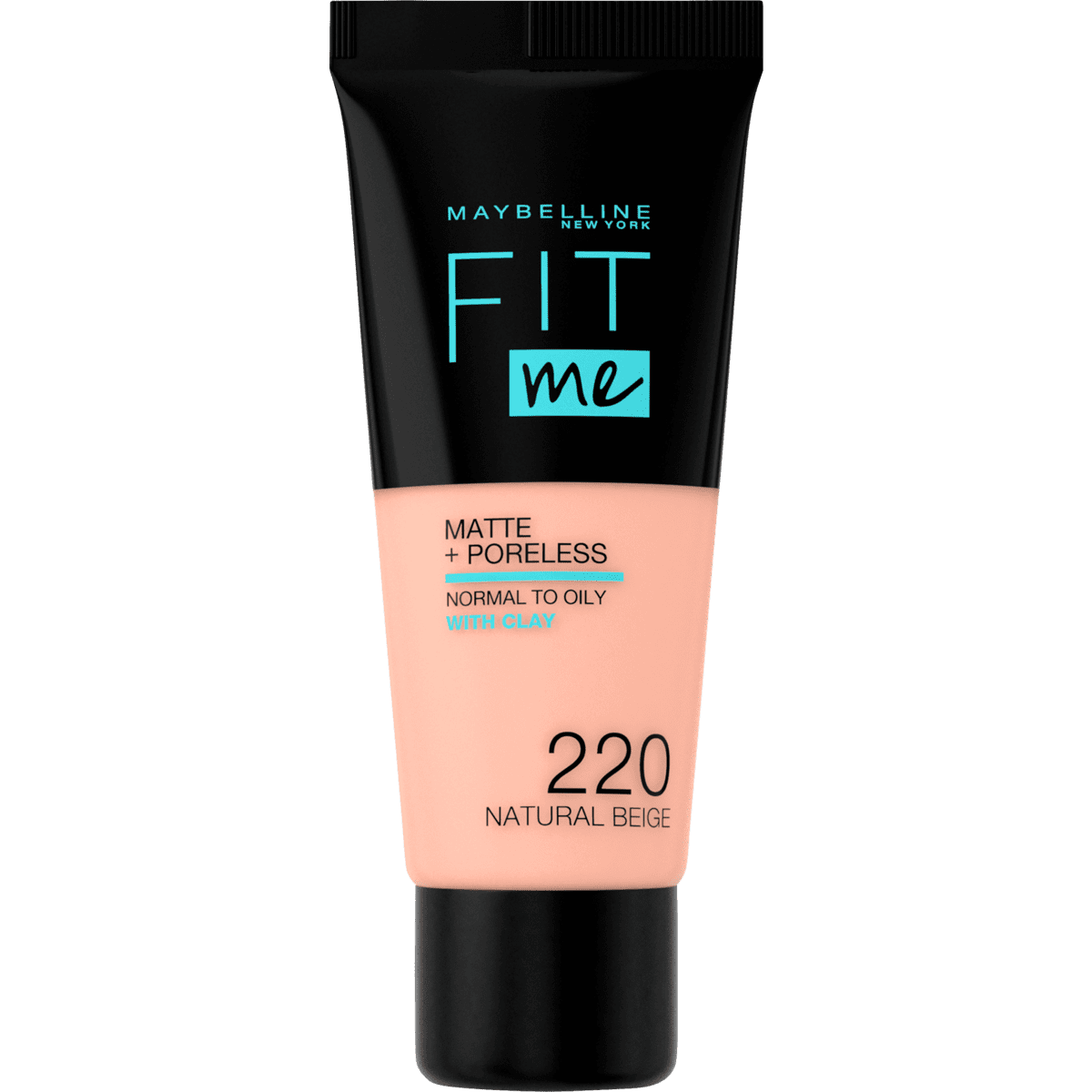 Maybelline New York Fit Me Matte+Poreless Foundation 220 Natural Beige 30 ML