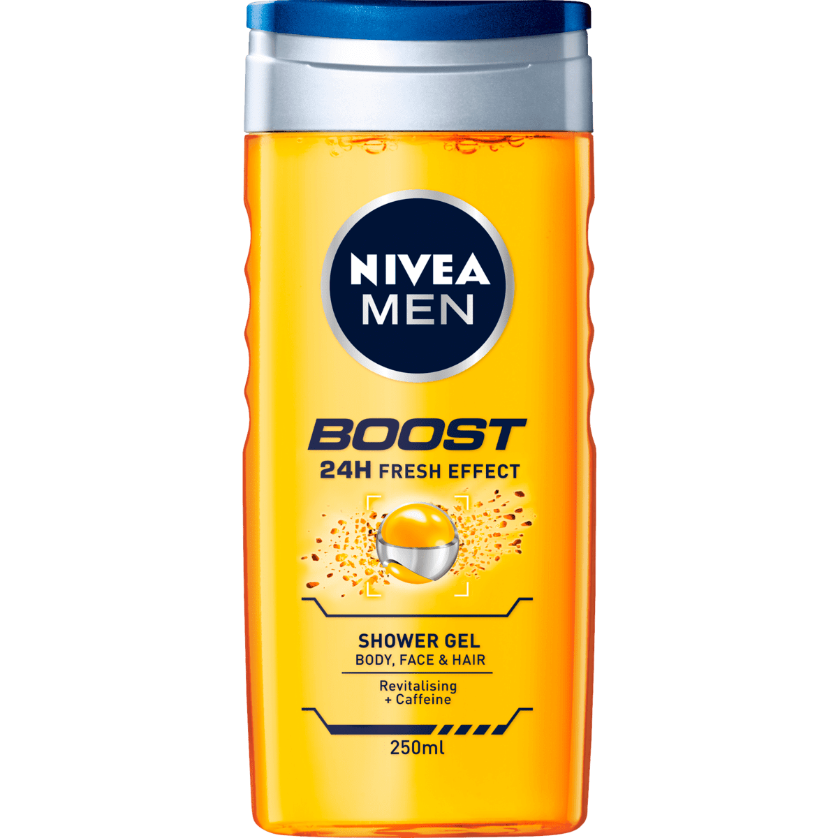 NIVEA MEN Boost Douchegel 250 ML 250 ML Etos