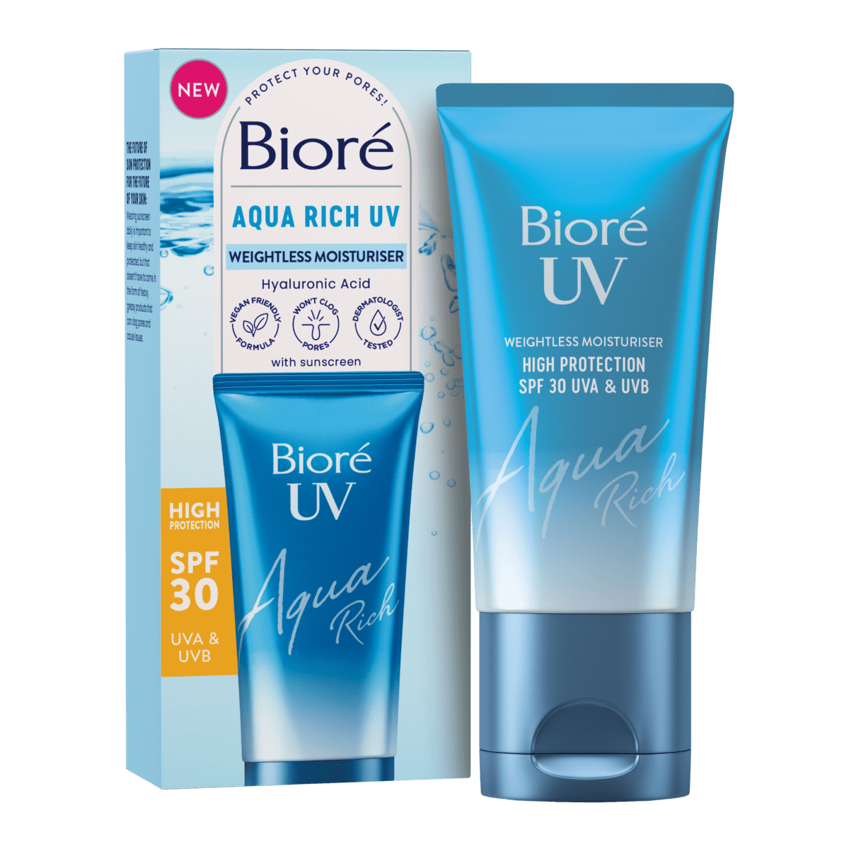 Bioré UV Aqua Rich Weightless Moisturiser SPF30 50 ML
