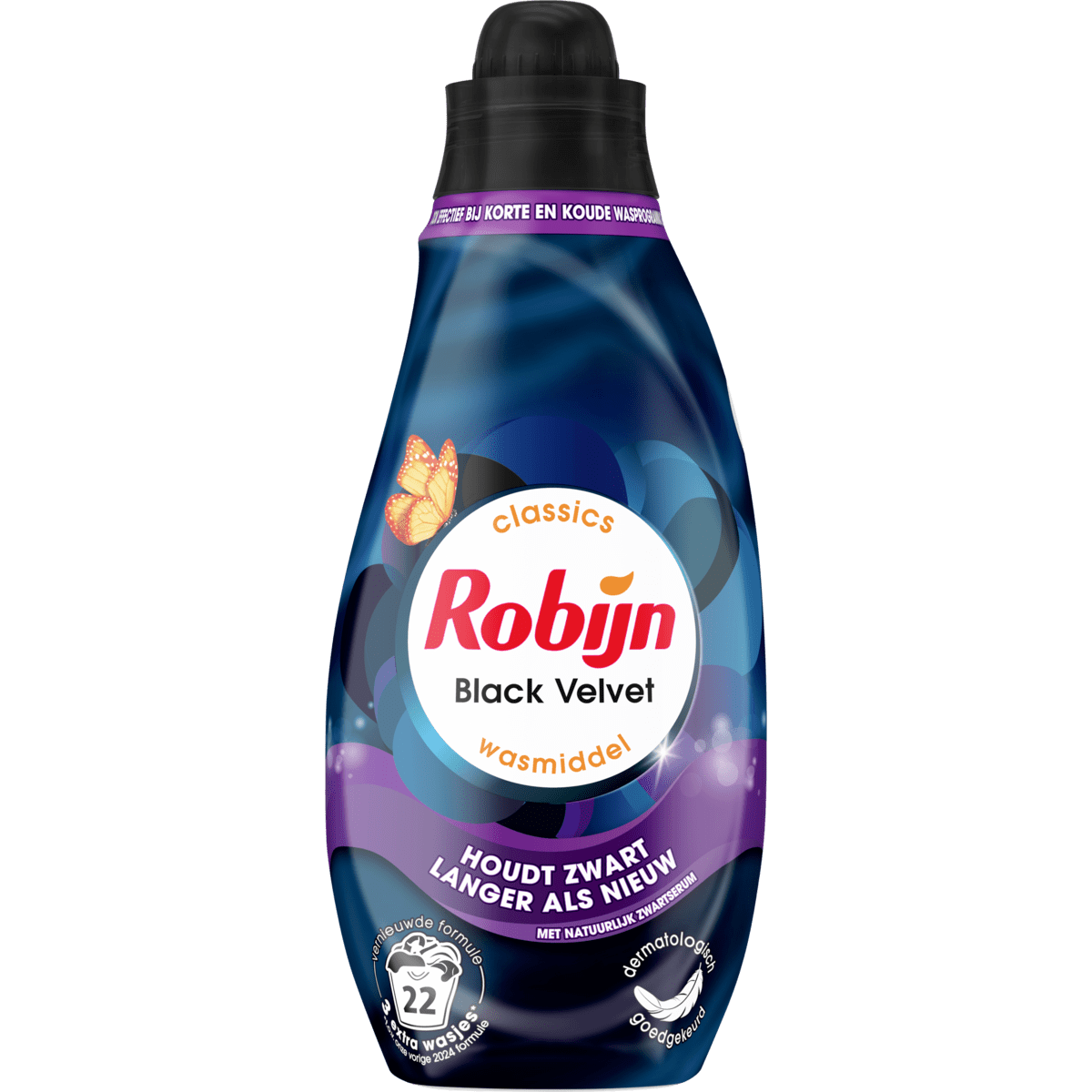 Robijn Klein & Krachtig Black Velvet Wasmiddel 22 Wasbeurten |