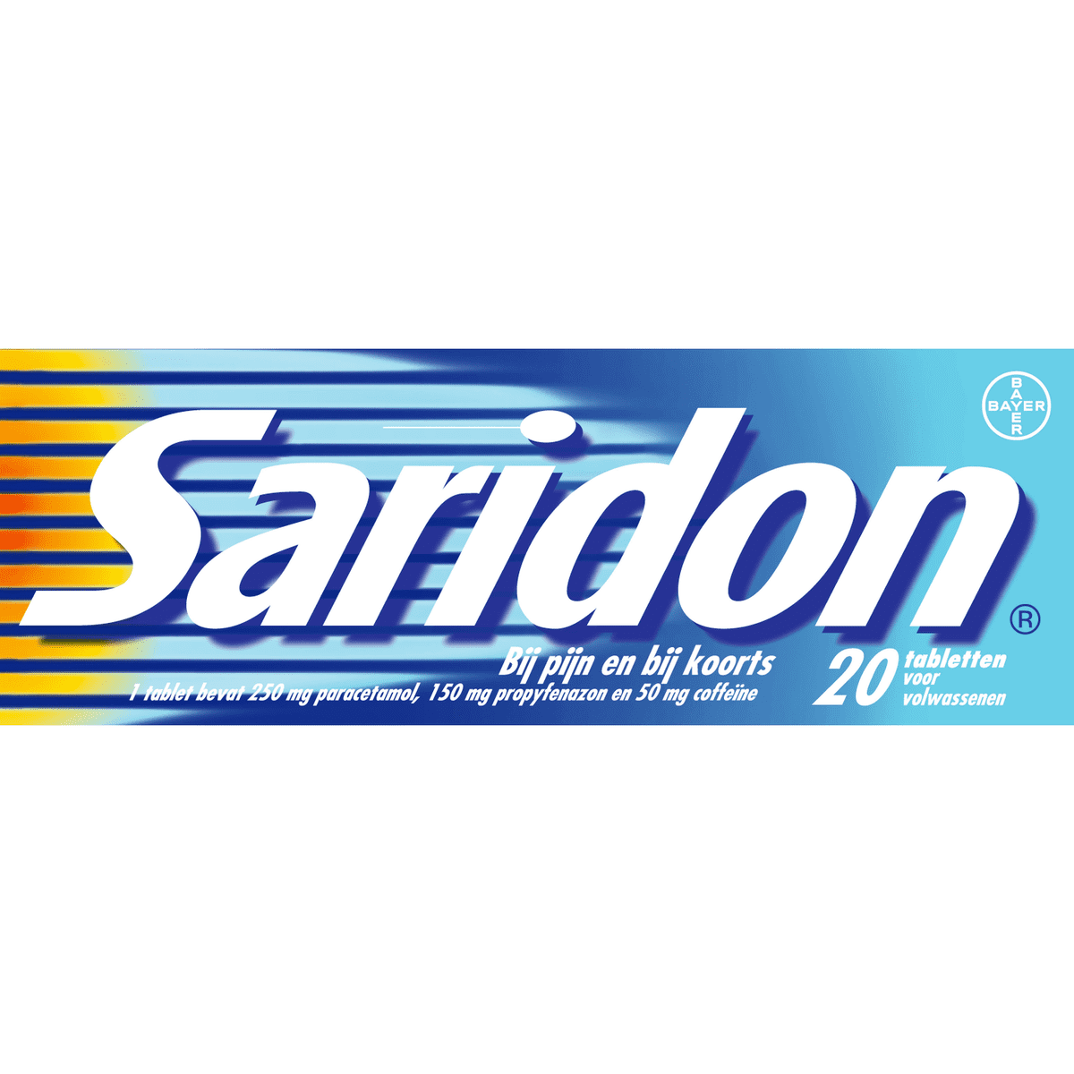 Saridon Snel Bij Stevige Hoofdpijn Tabletten 20 stuks