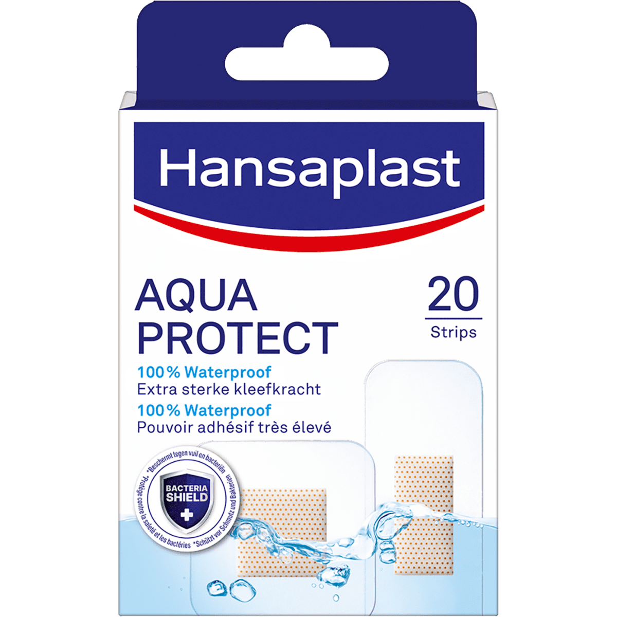 Hansaplast Aqua Protect Pleisters Strips 20 stuks