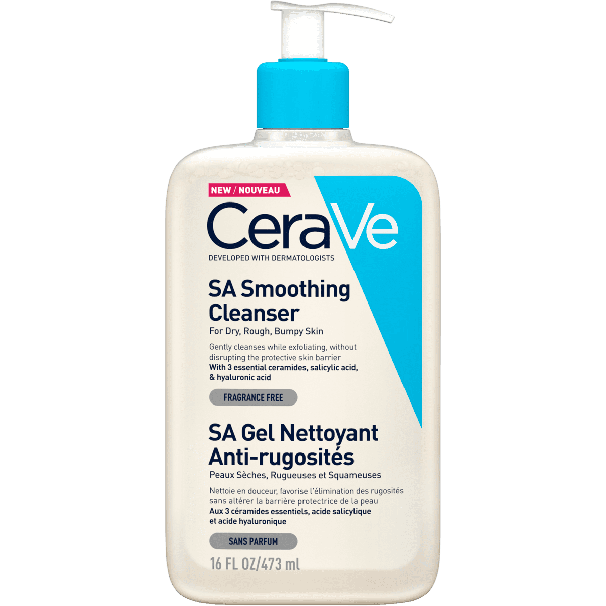 CeraVe SA AntiRuwe Huid Reiniger 473 ML 473 ML Etos
