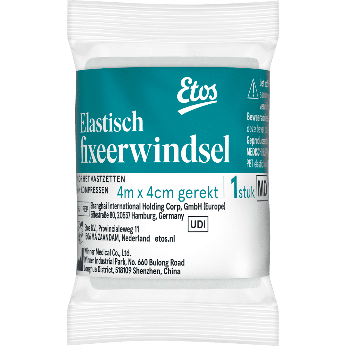 Etos Elastisch Fixeerwindsel 4 M x 4 CM