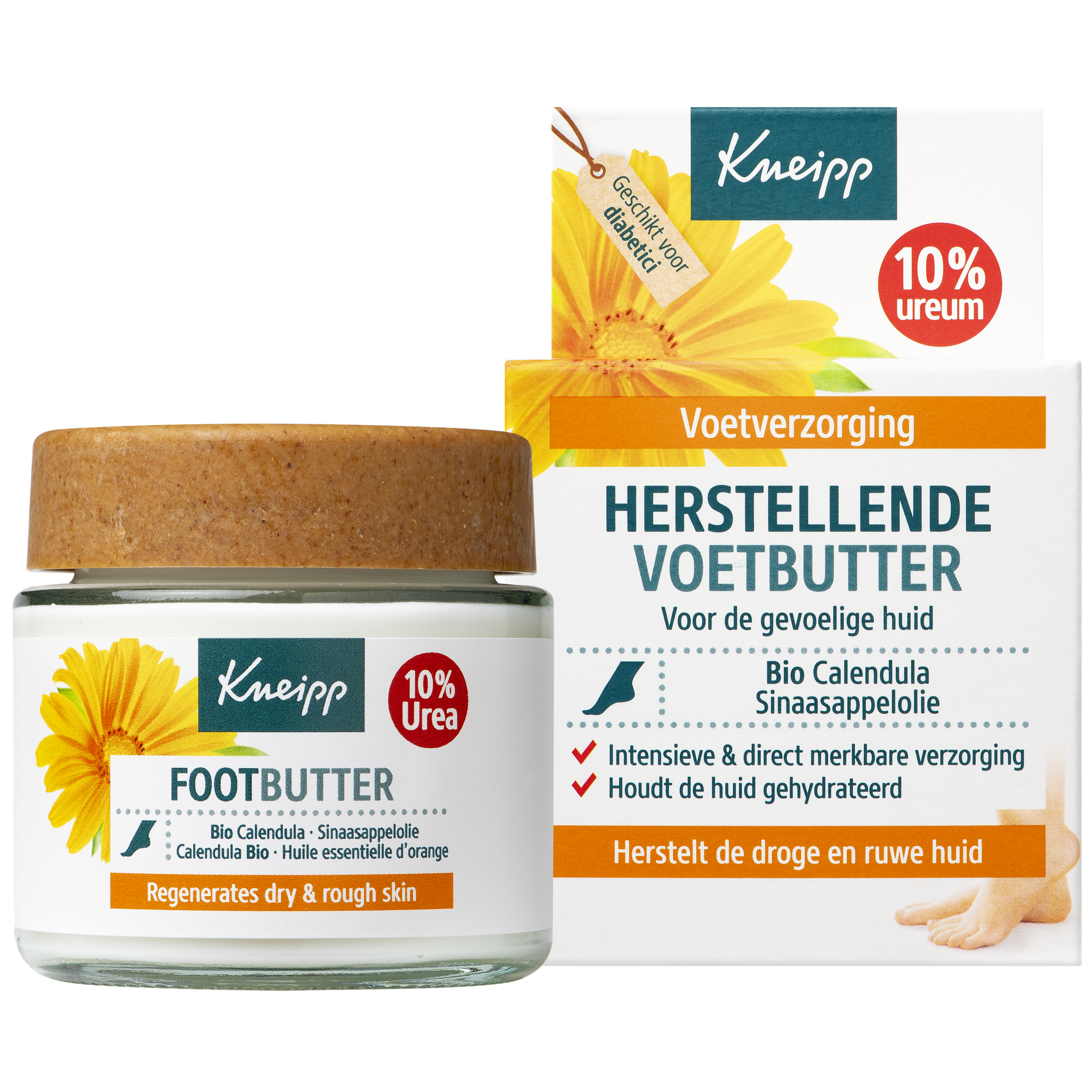 Kneipp Foot Care Voetbutter Calendula Sinaasappelolie 100 ML