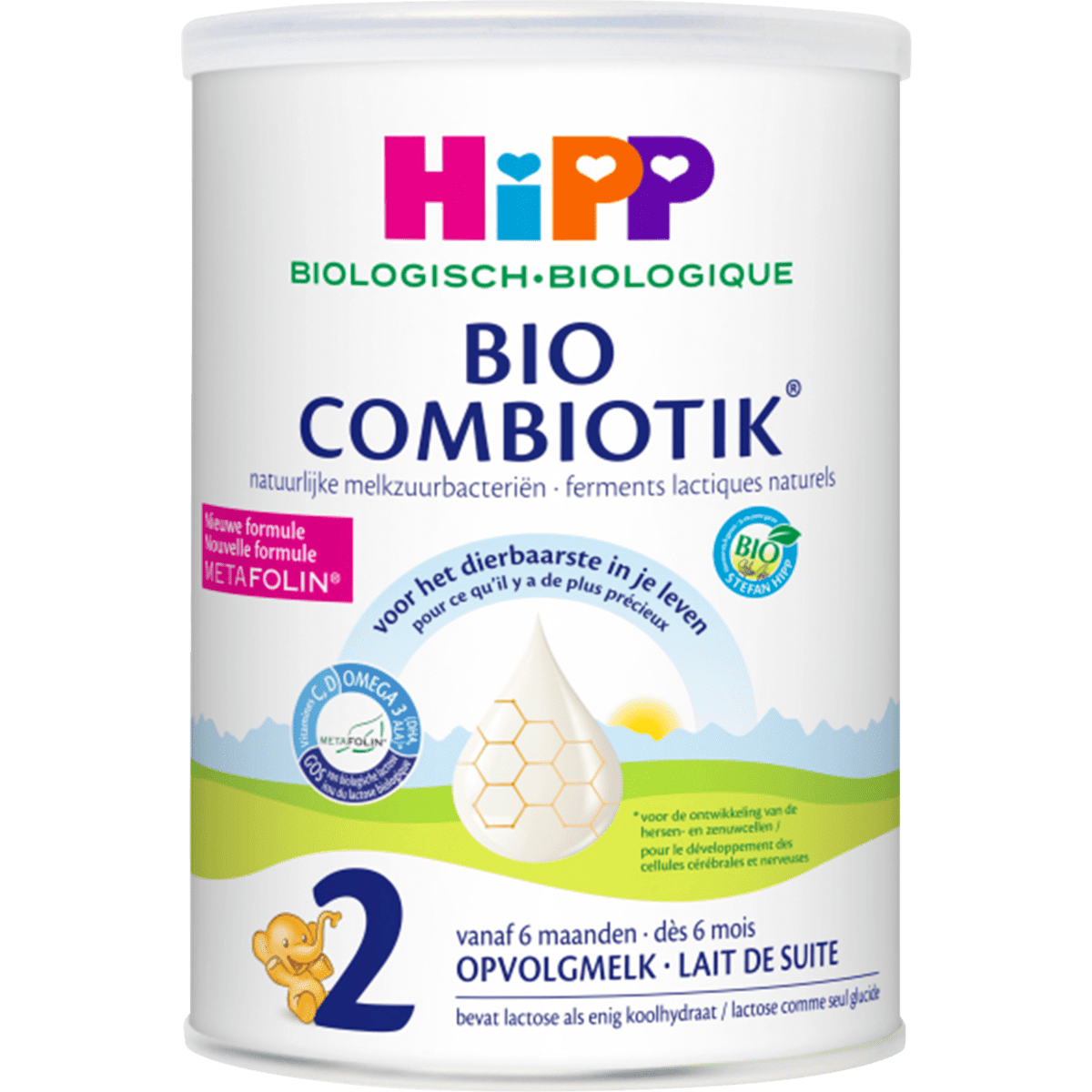 HiPP BIO Combiotik 2 Opvolgmelk 6-10 Maanden 800 gram
