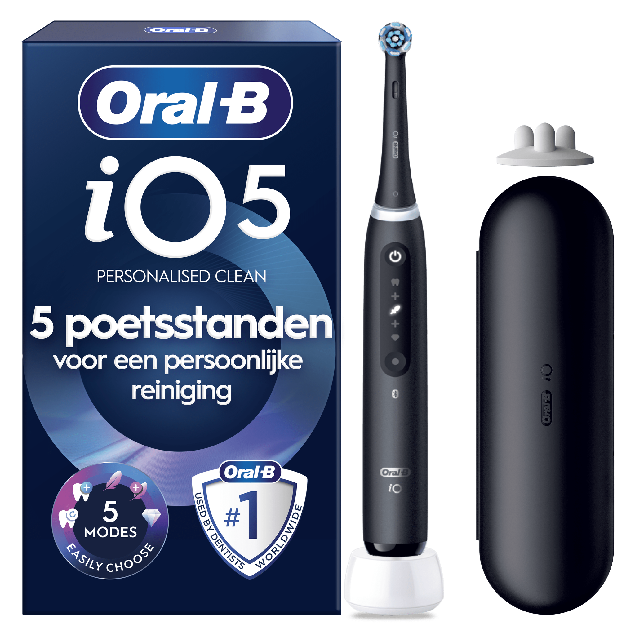 Oral-B iO 5s Zwart Elektrische Tandenborstel