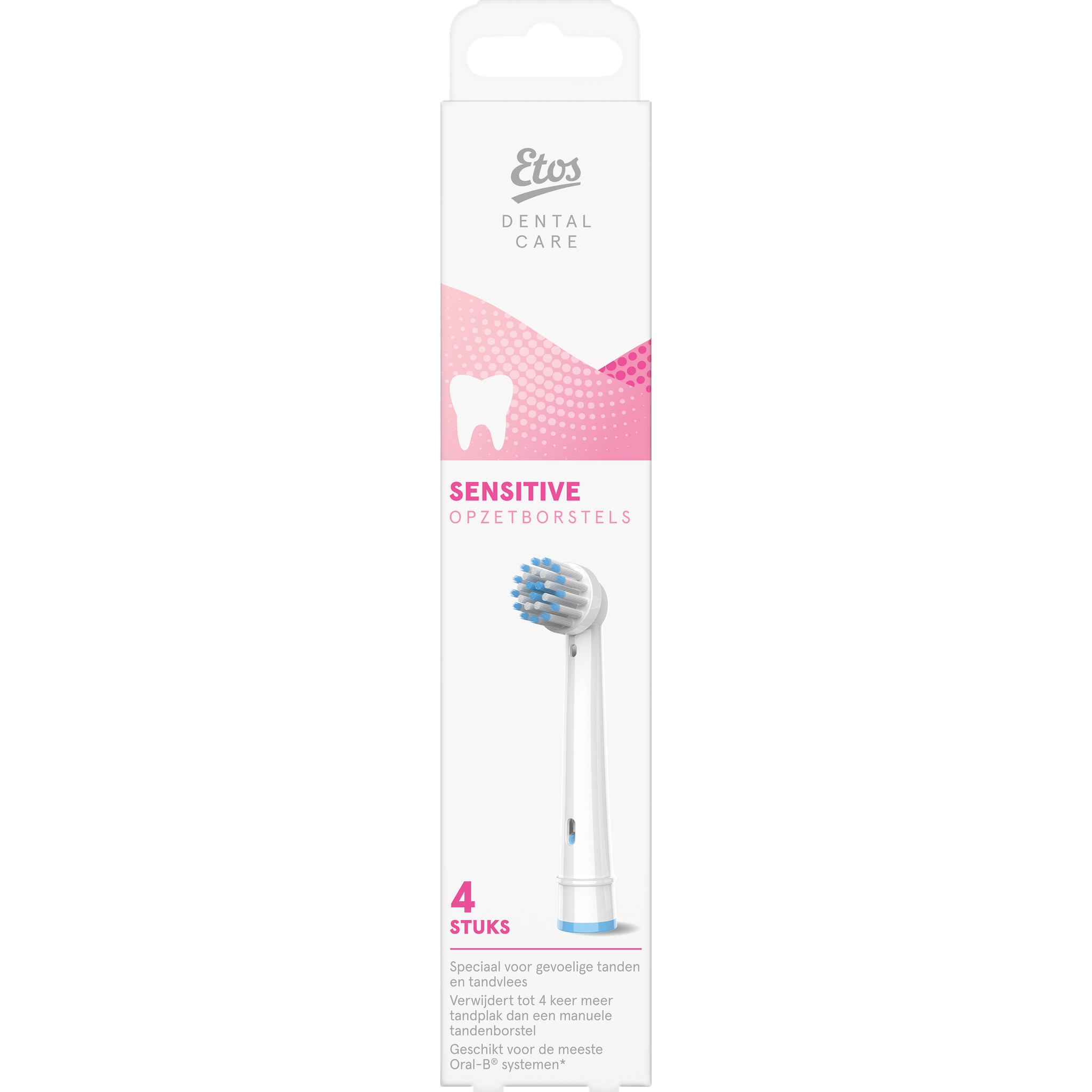 Etos Opzetborstels Sensitive 4 pack