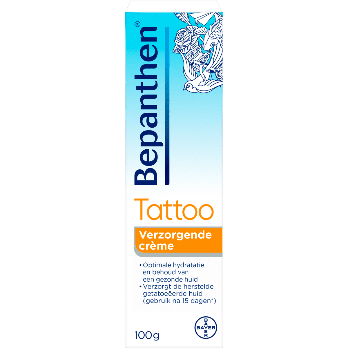 Bepanthen Tattoo Verzorgende Cr�me 100 gram