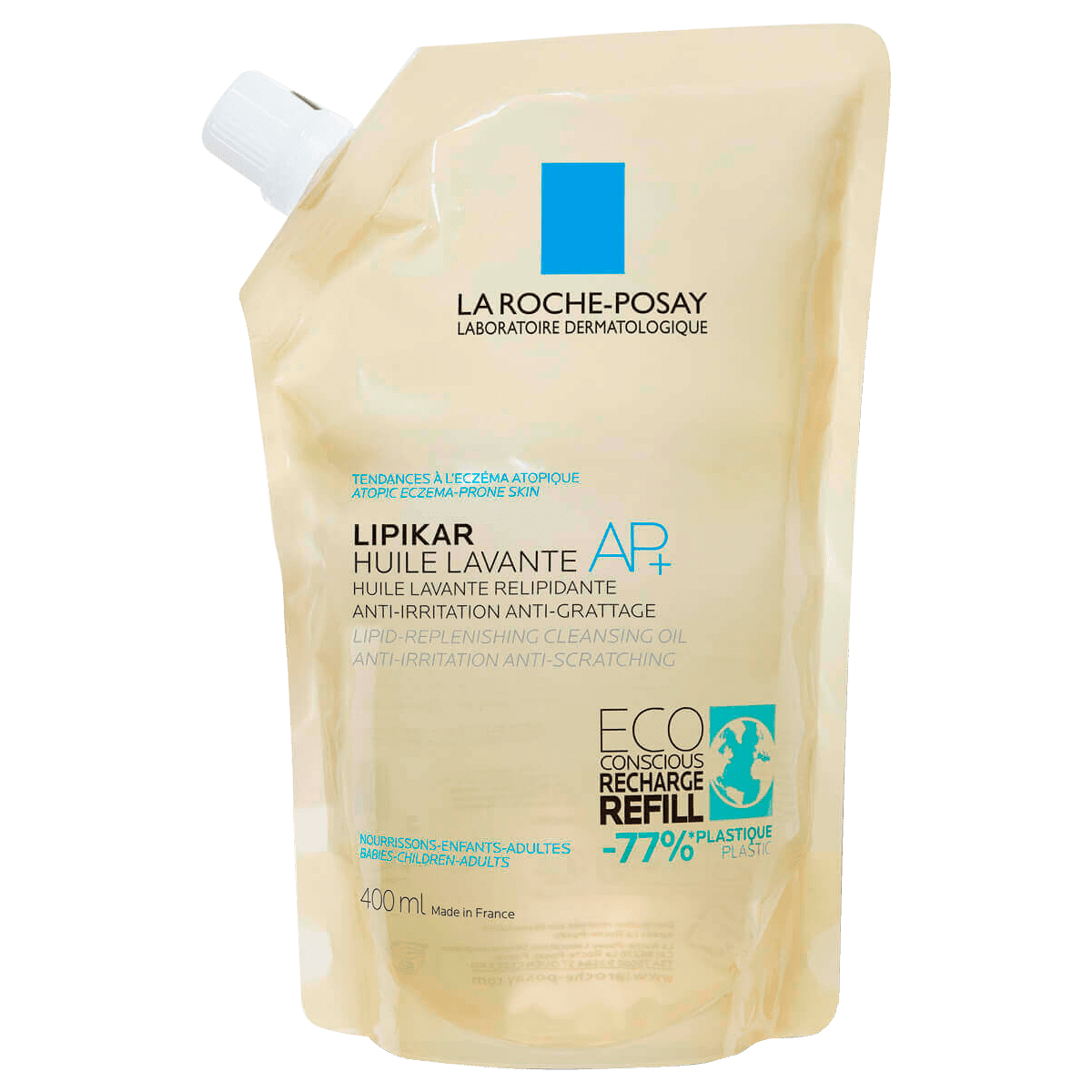 La Roche-Posay Lipikar Reinigingsolie AP+ Navulling 400 ML