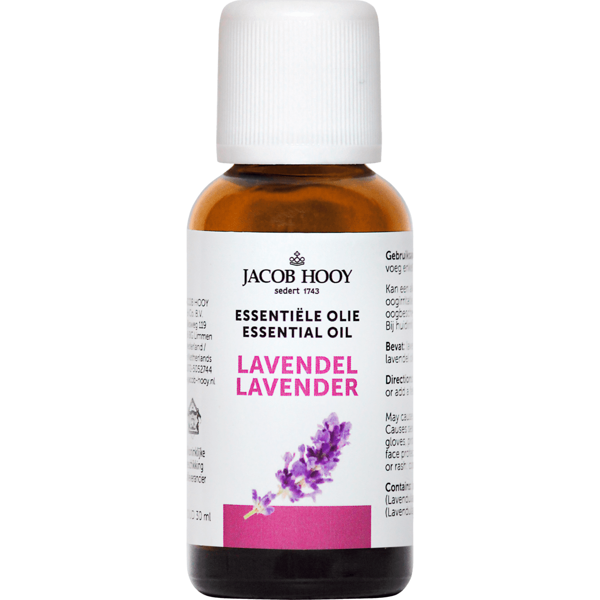 Jacob Hooy Essentiële Olie Lavendel 30 ML