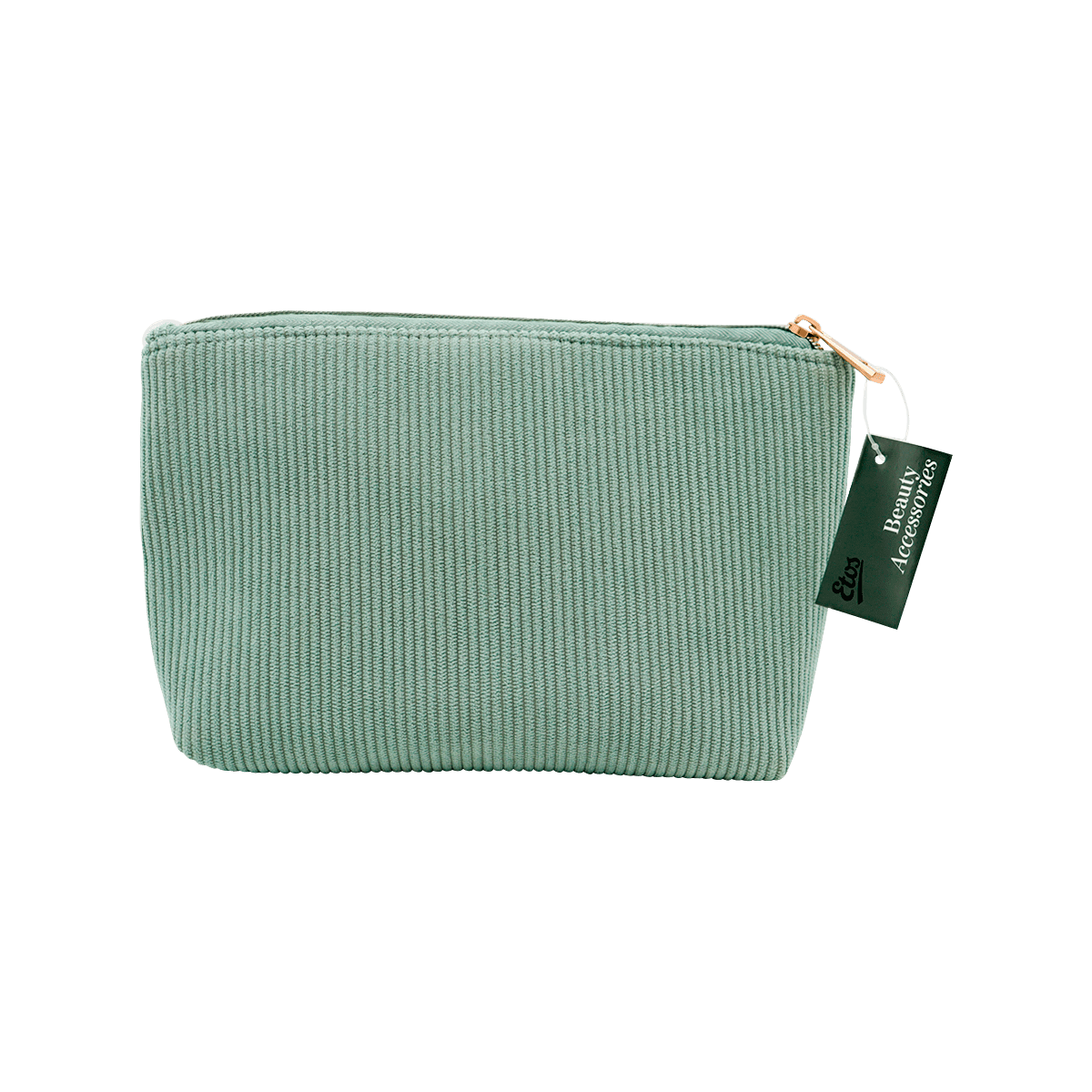 Etos Make-up Bag Ribcord Groen