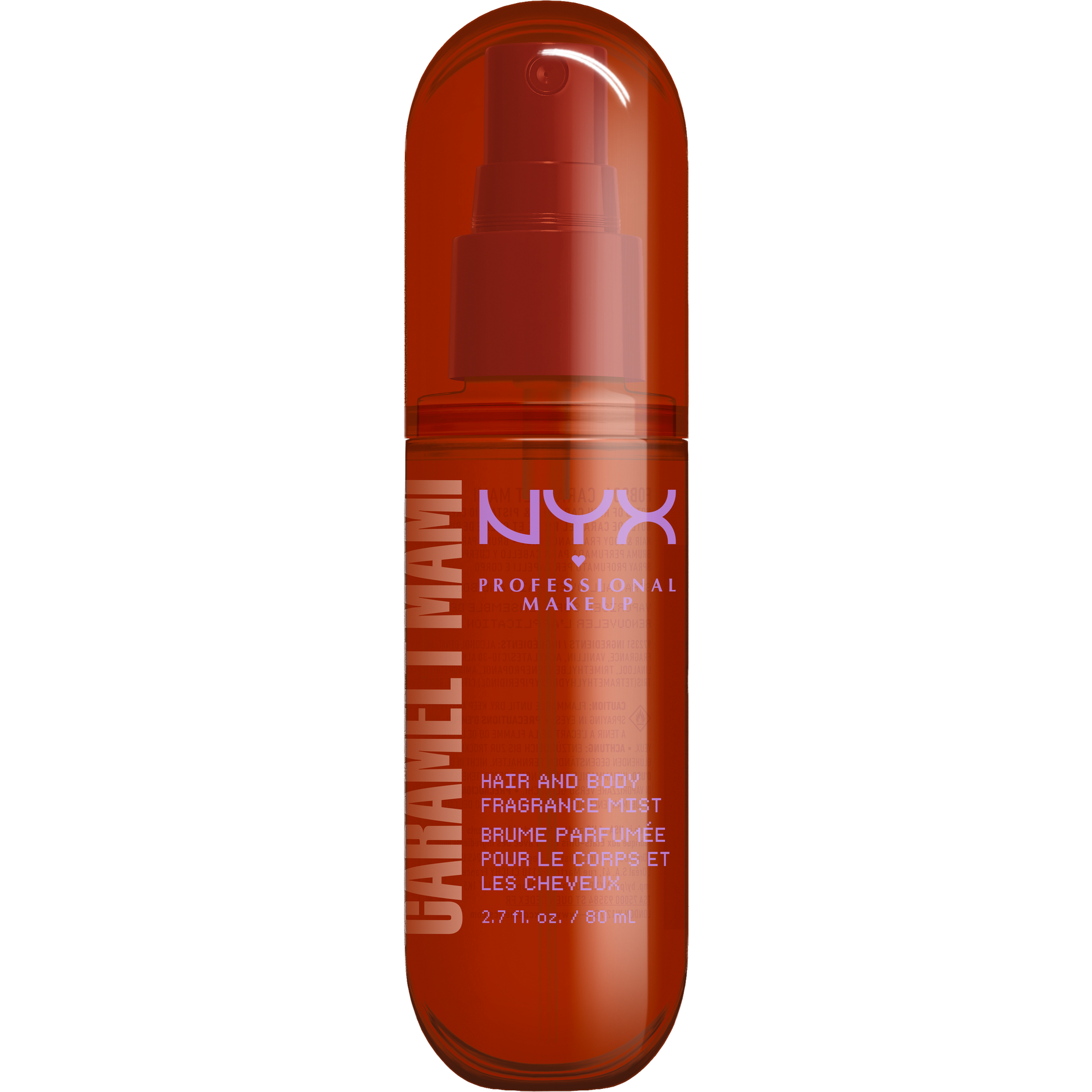 NYX Professional Makeup Hair & Body Fragrance Mist Caramelt Mami 80 ML