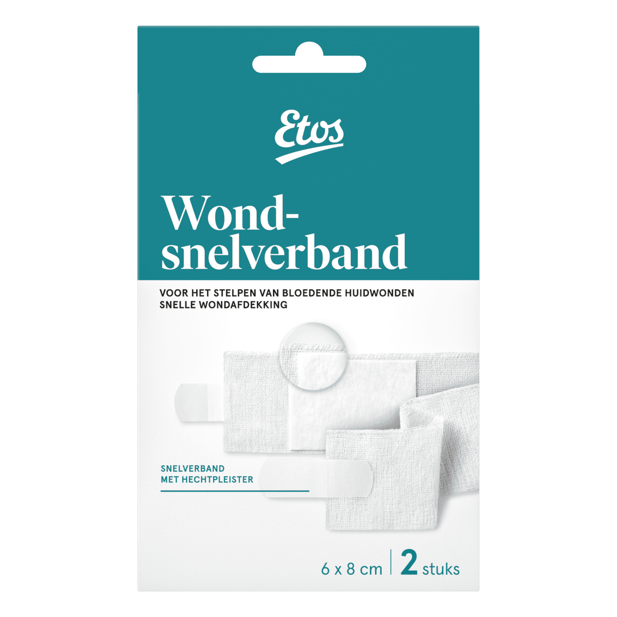 Etos Wondsnelverband 6x8cm