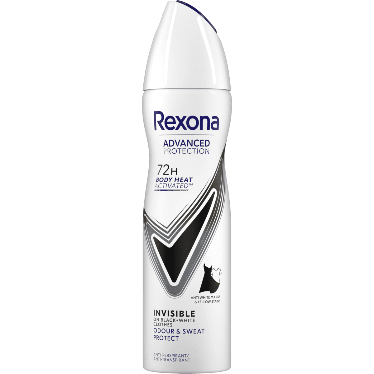 Rexona Woman Advanced Protection Invisible B&W Deodorant Spray 150 ML