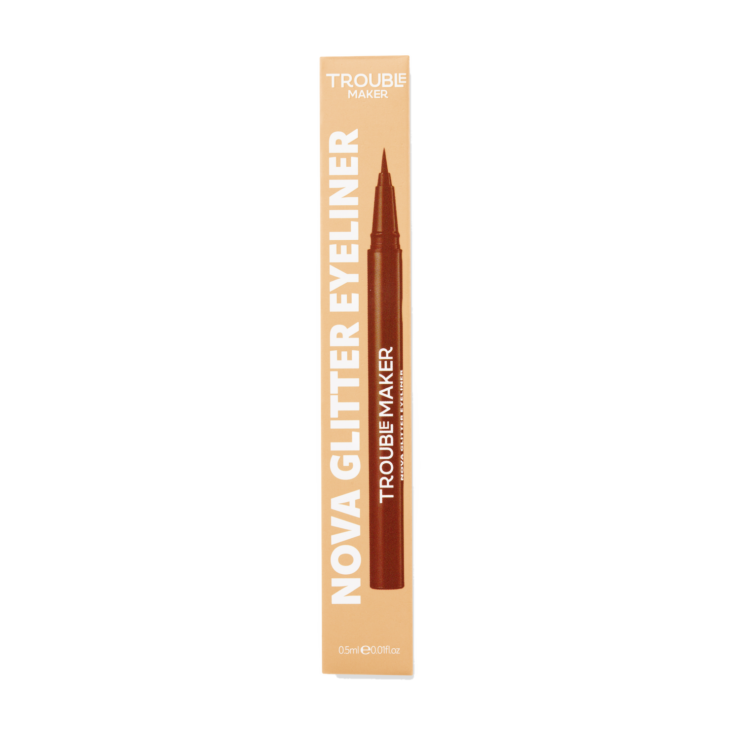 Trouble Maker Nova Glitter Liquid Eyeliner Pen Retrograde Bronze