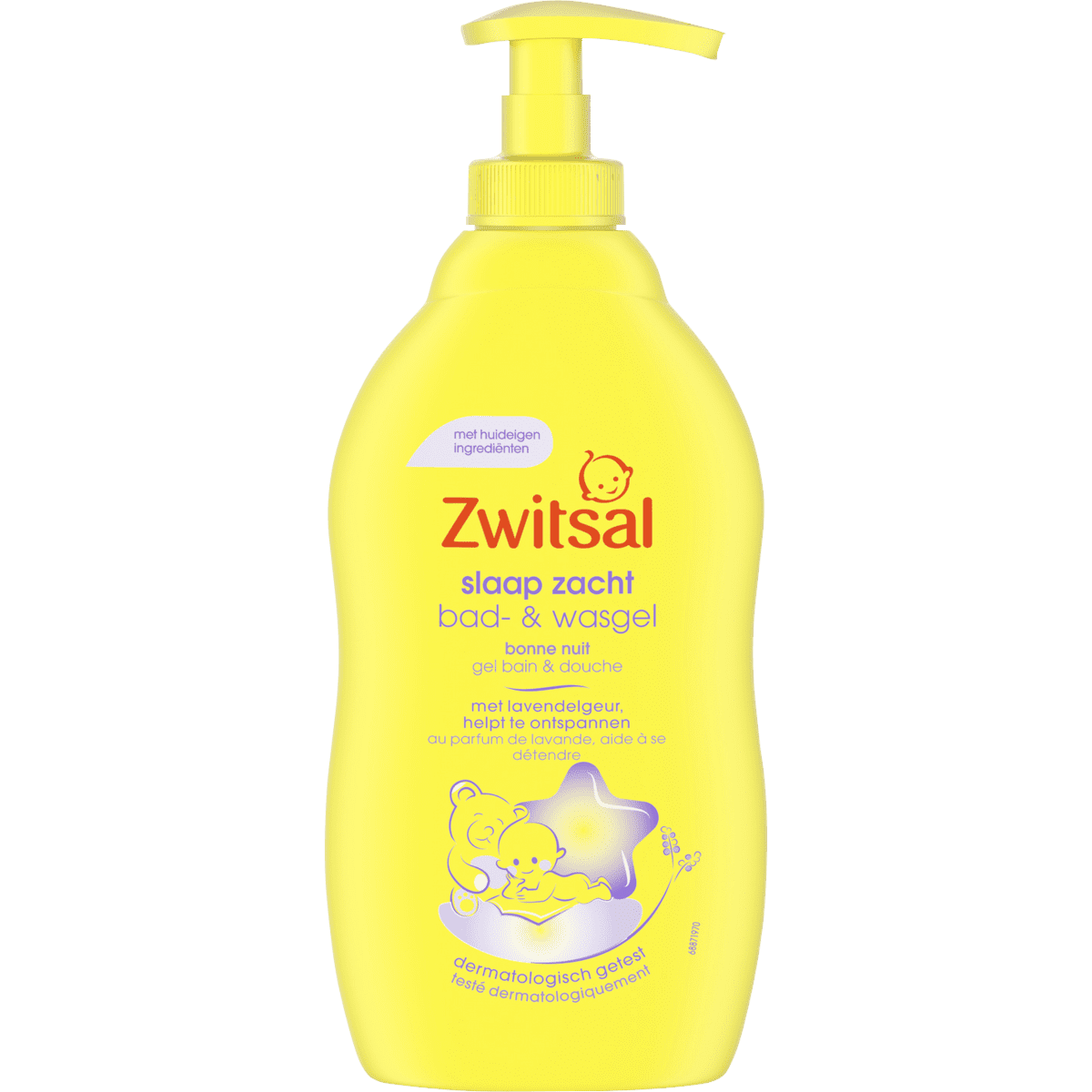 Zwitsal Slaap Zacht Lavendel Bad & Douche Gel 400 ML 400 ML Etos