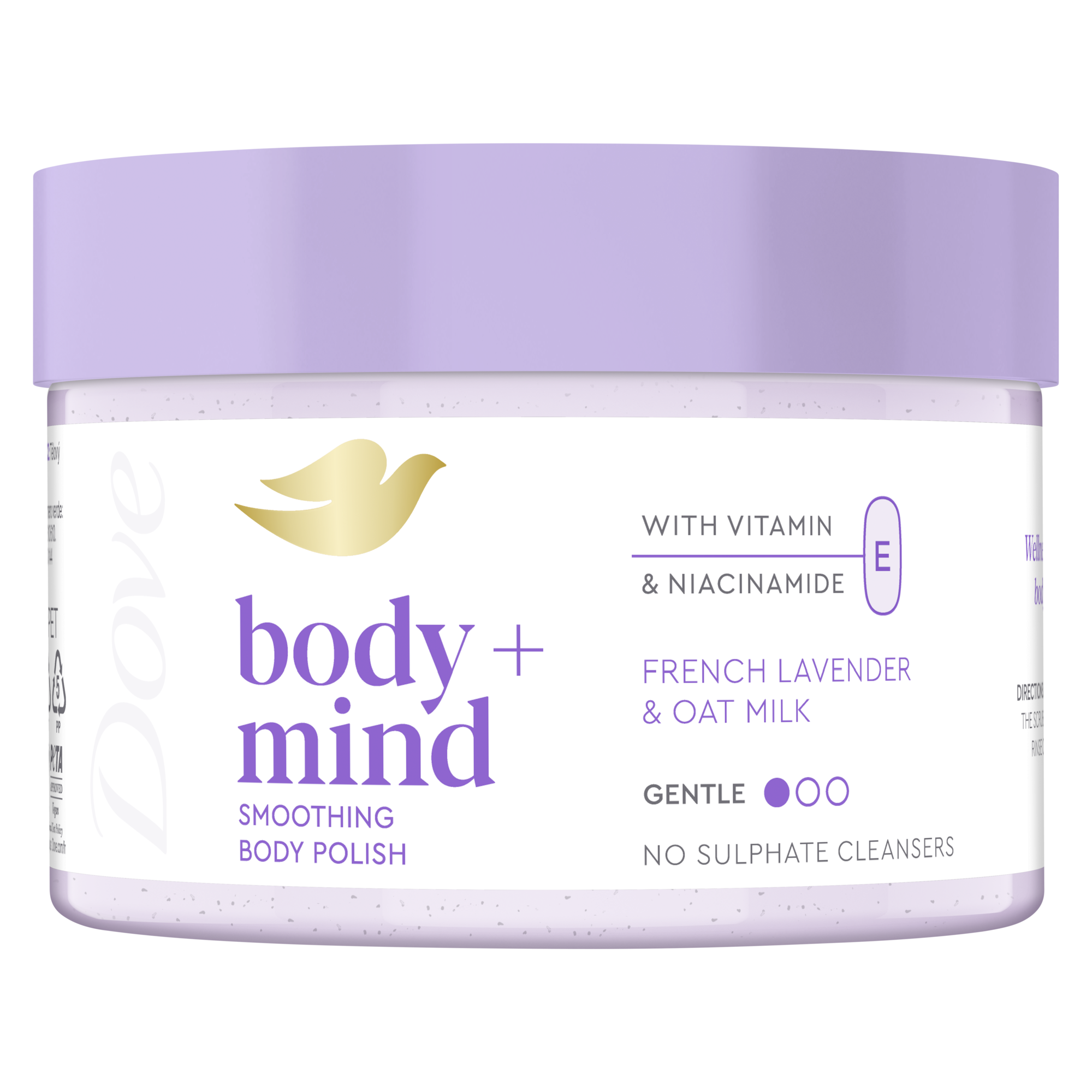 Dove Scrub Body+Mind French Lavender & Oat Milk 295 Ml