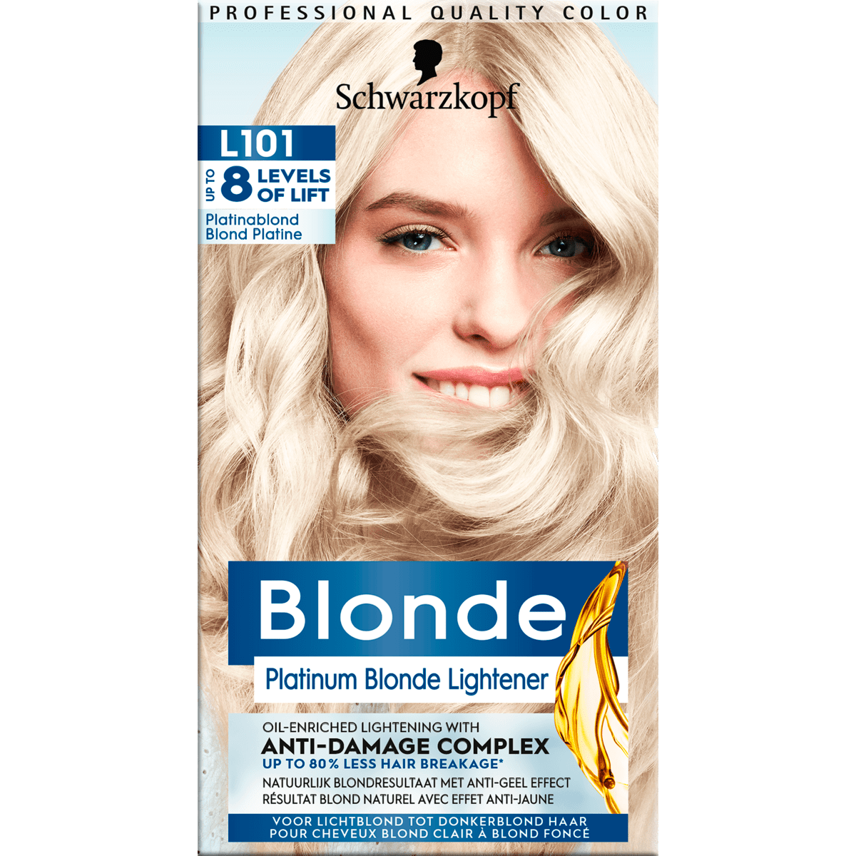 Schwarzkopf Blonde OmegaPlex Haarverf L101 Zilverblond