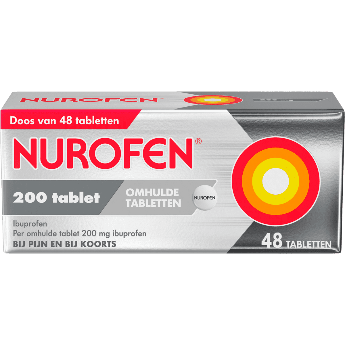 Nurofen 200 MG Ibuprofen Tabletten 48 stuks