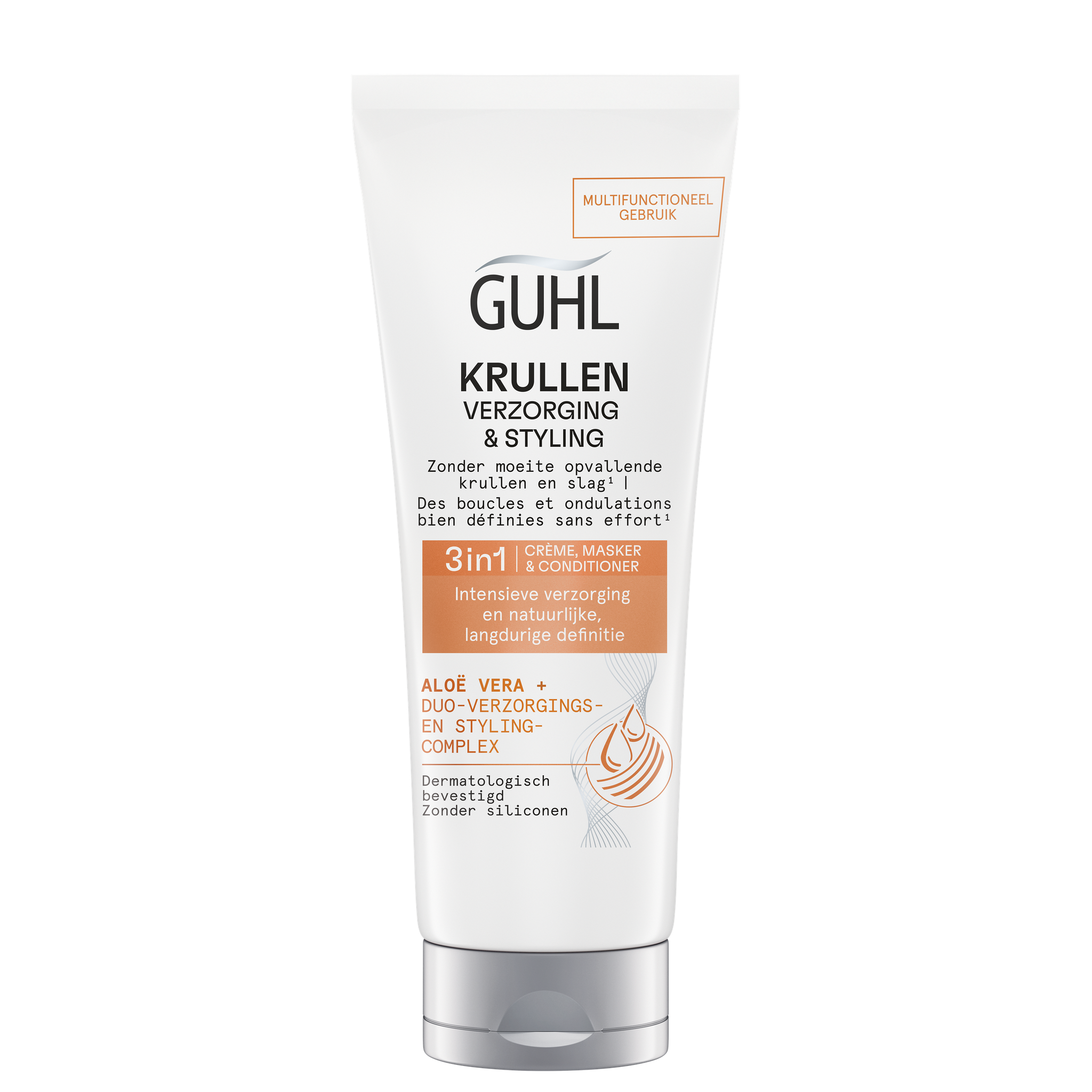 Guhl Krullen Verzorging & Styling 3-1 Masker 250 Ml