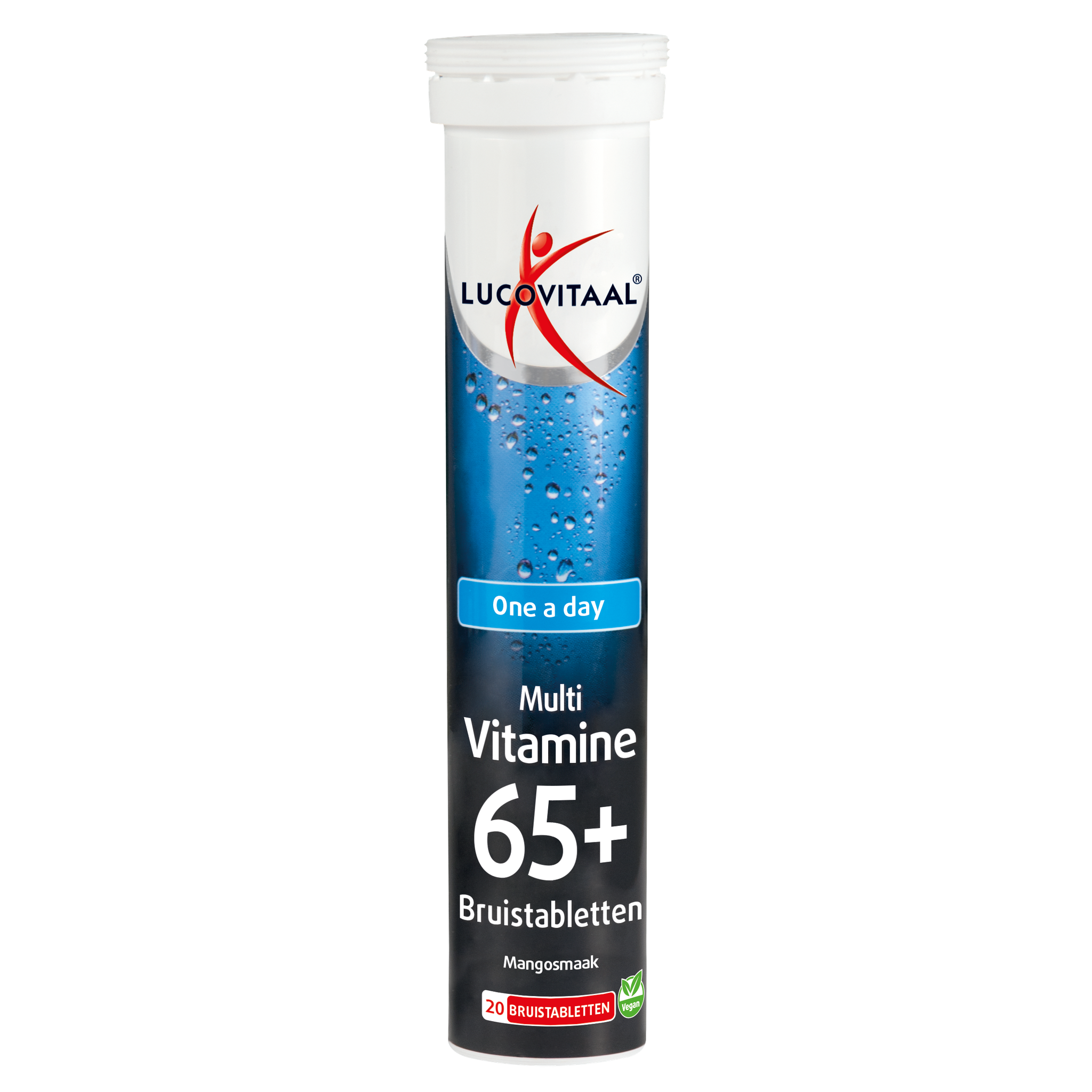 Lucovitaal Multi 65+ Mango Bruistabletten 20 stuks