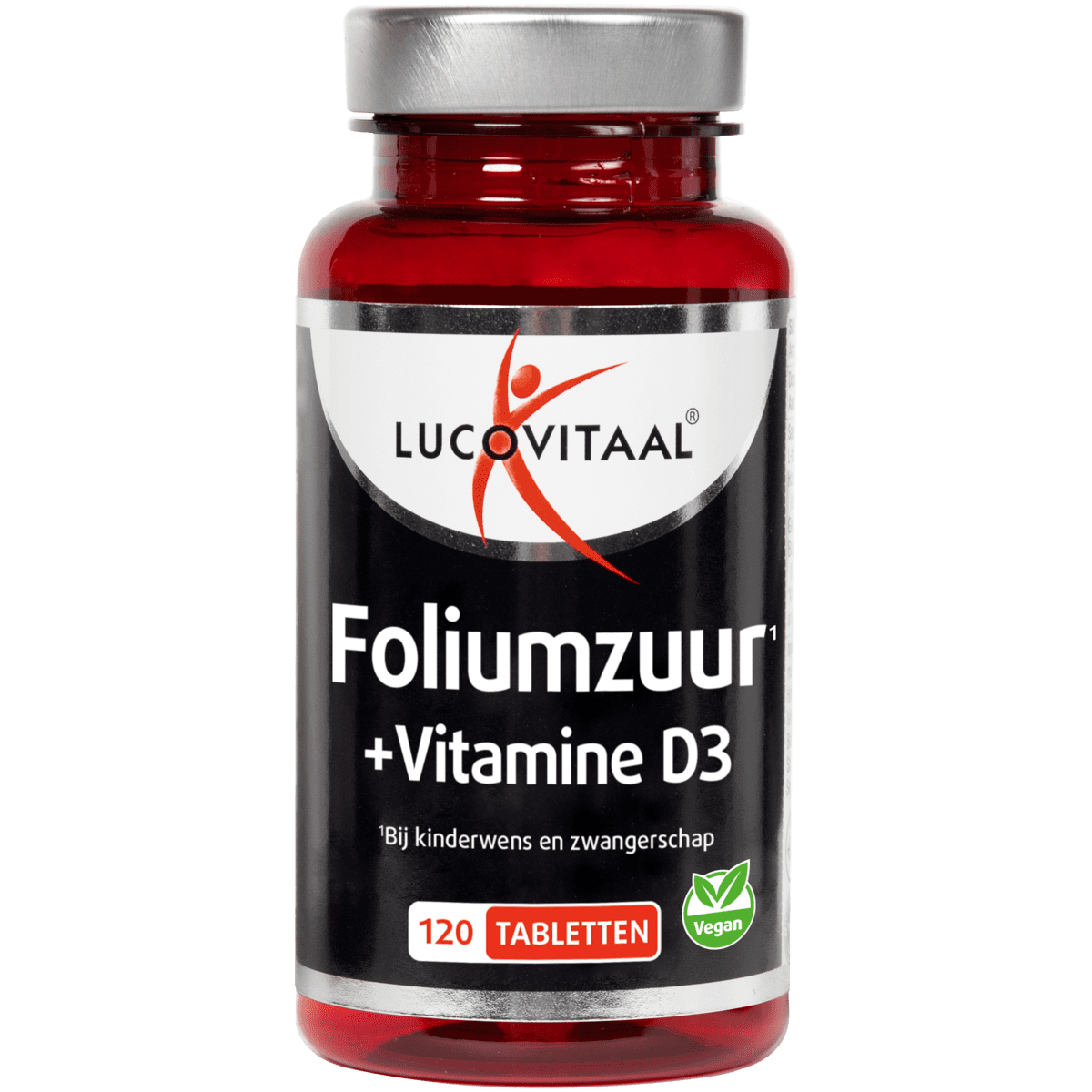 Lucovitaal Foliumzuur + D3 20 stuks