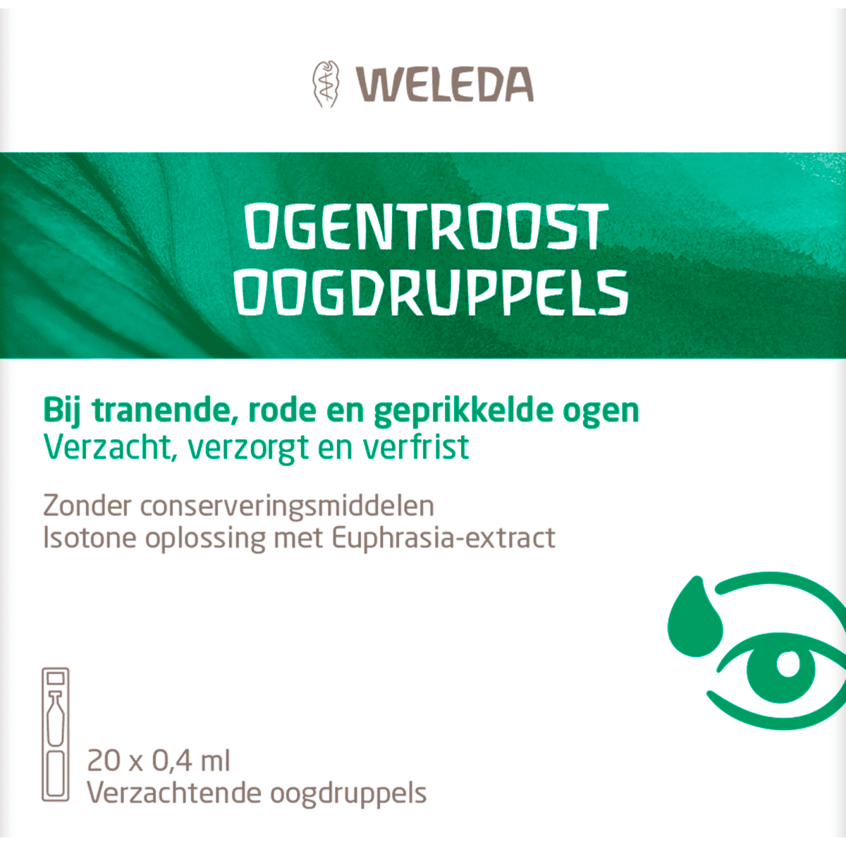 WELEDA Ogentroost Oogdruppels Ampullen