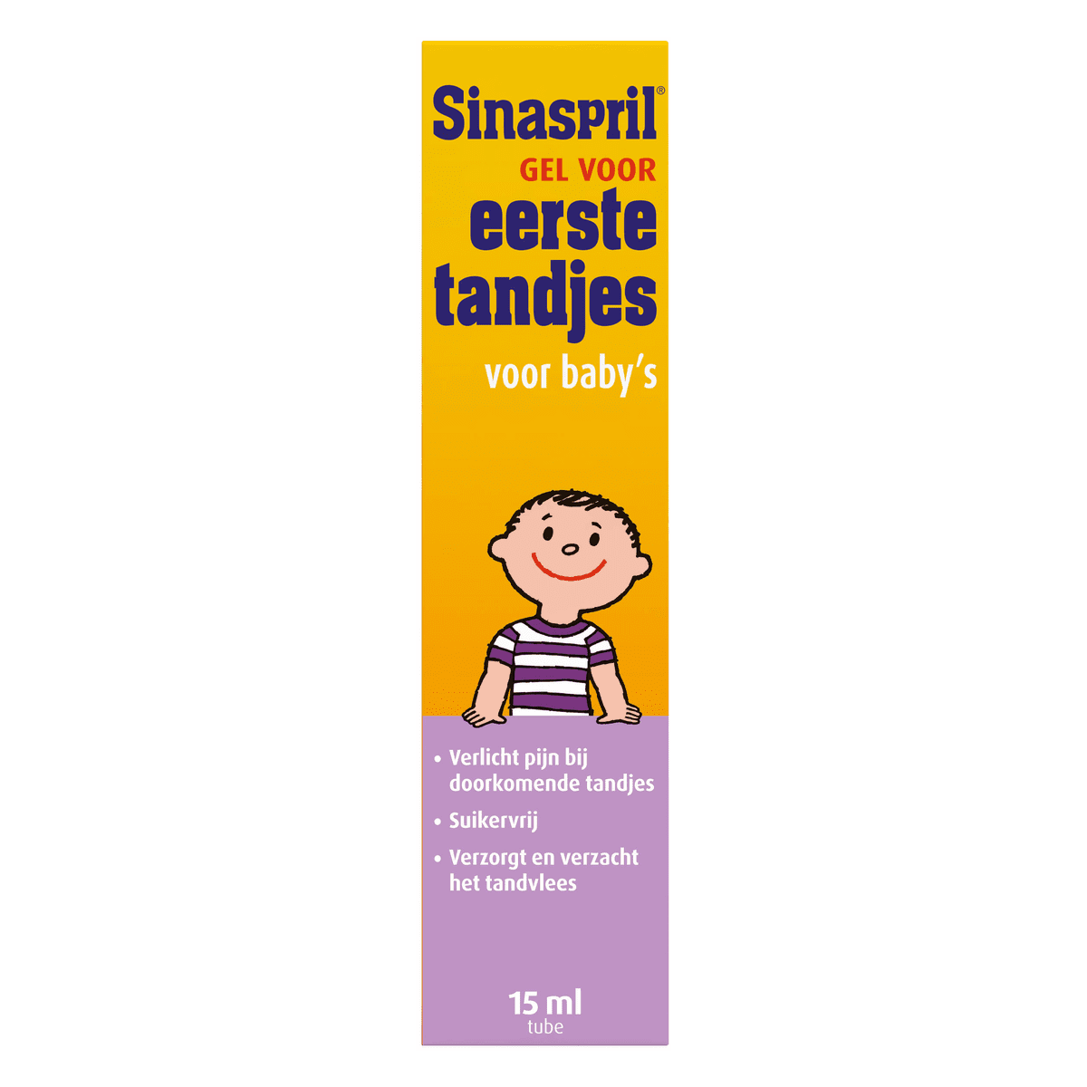 Sinaspril Gel voor Eerste Tandjes Baby's 15 ML