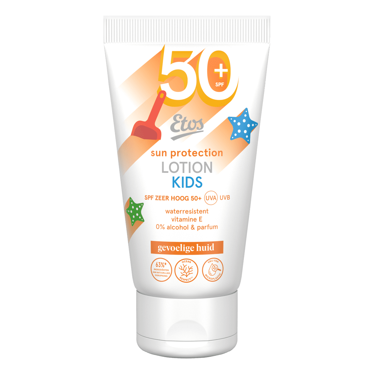 Etos Kids Zonnebrand Lotion SPF50+ Gevoelige Huid 50 ML