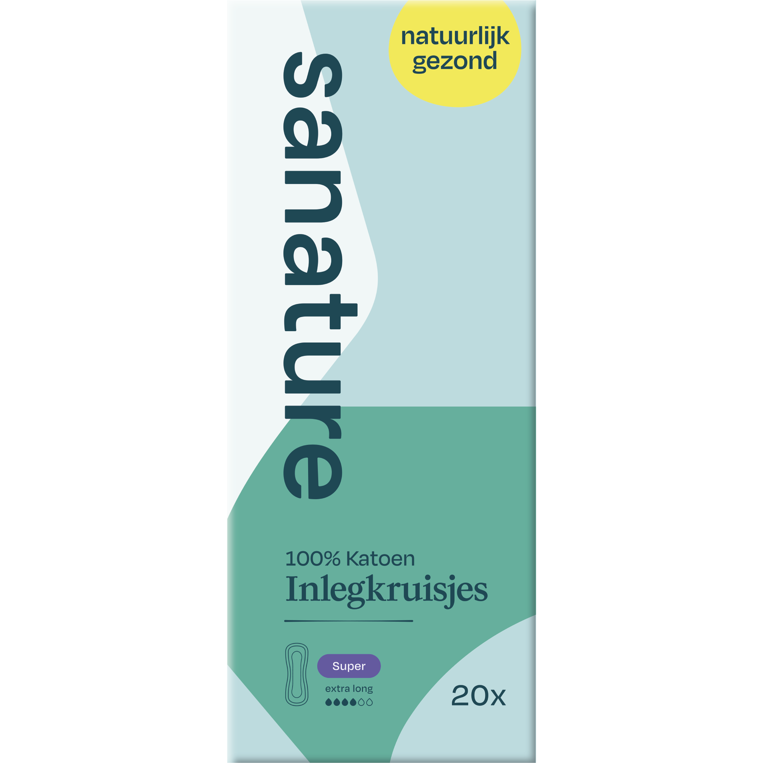 Sanature 100% Katoenen Inlegkruisjes Super 20 stuks