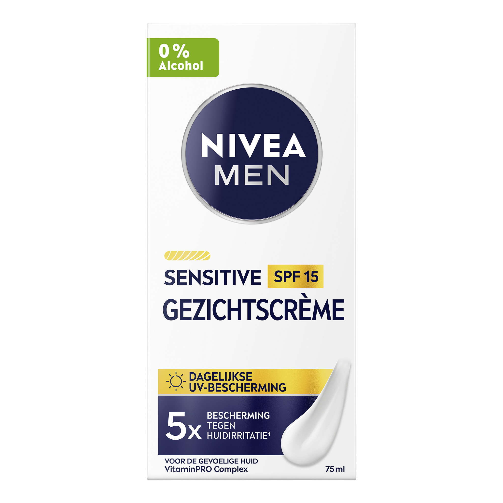 NIVEA MEN Sensitive Gezichtscrème SPF 15 75 ML