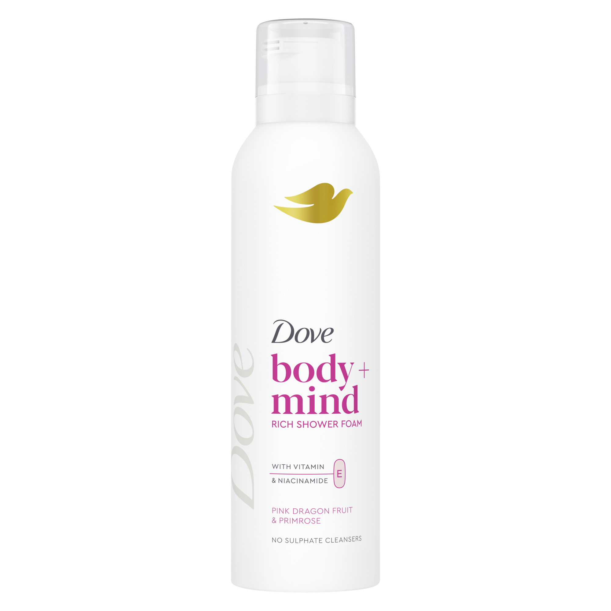 Dove Body+Mind Pink Dragon Fruit & Primrose Serum Douche Mousse 200 ML