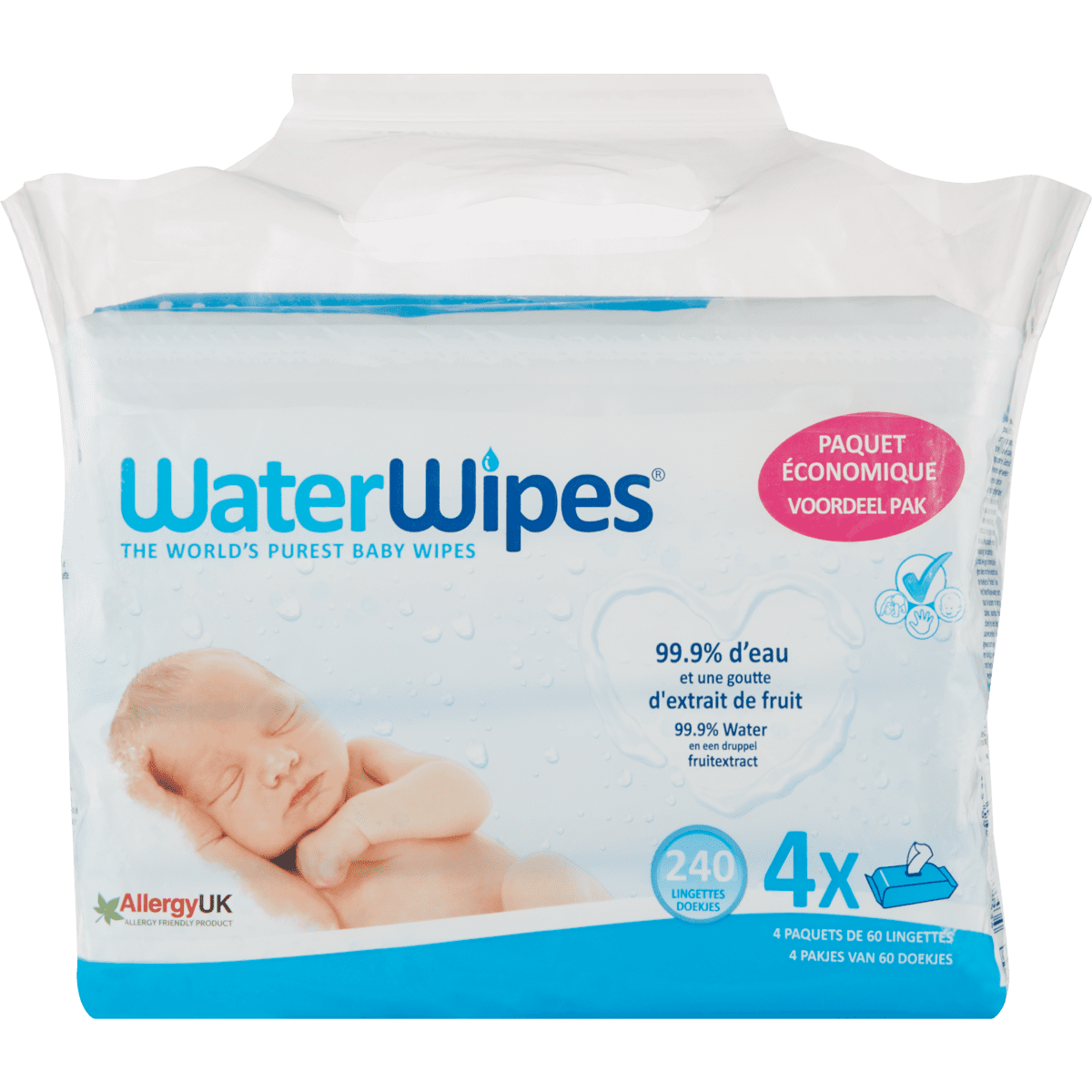 Waterwipes Baby Wipes 240 EA Etos