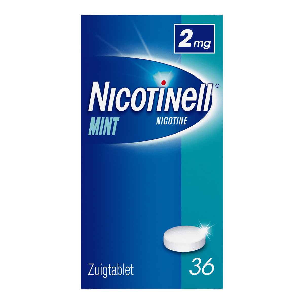 Nicotinell Mint 2 MG Zuigtabletten 36 stuks