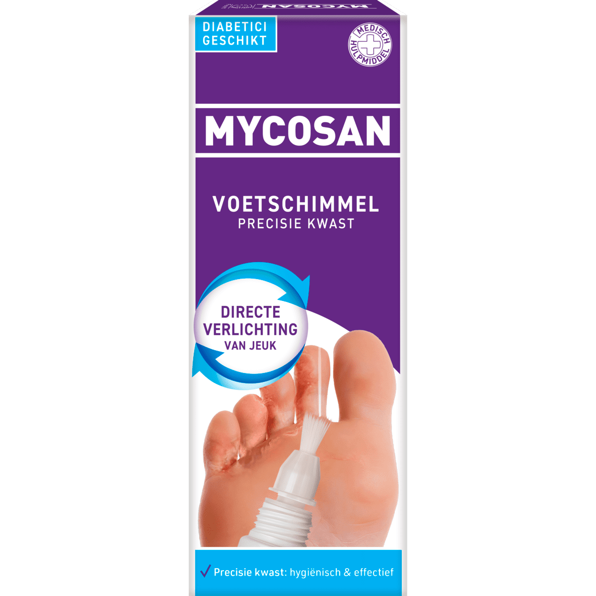 Mycosan Voetschimmel Behandeling Met Precisiekwast 15 ML