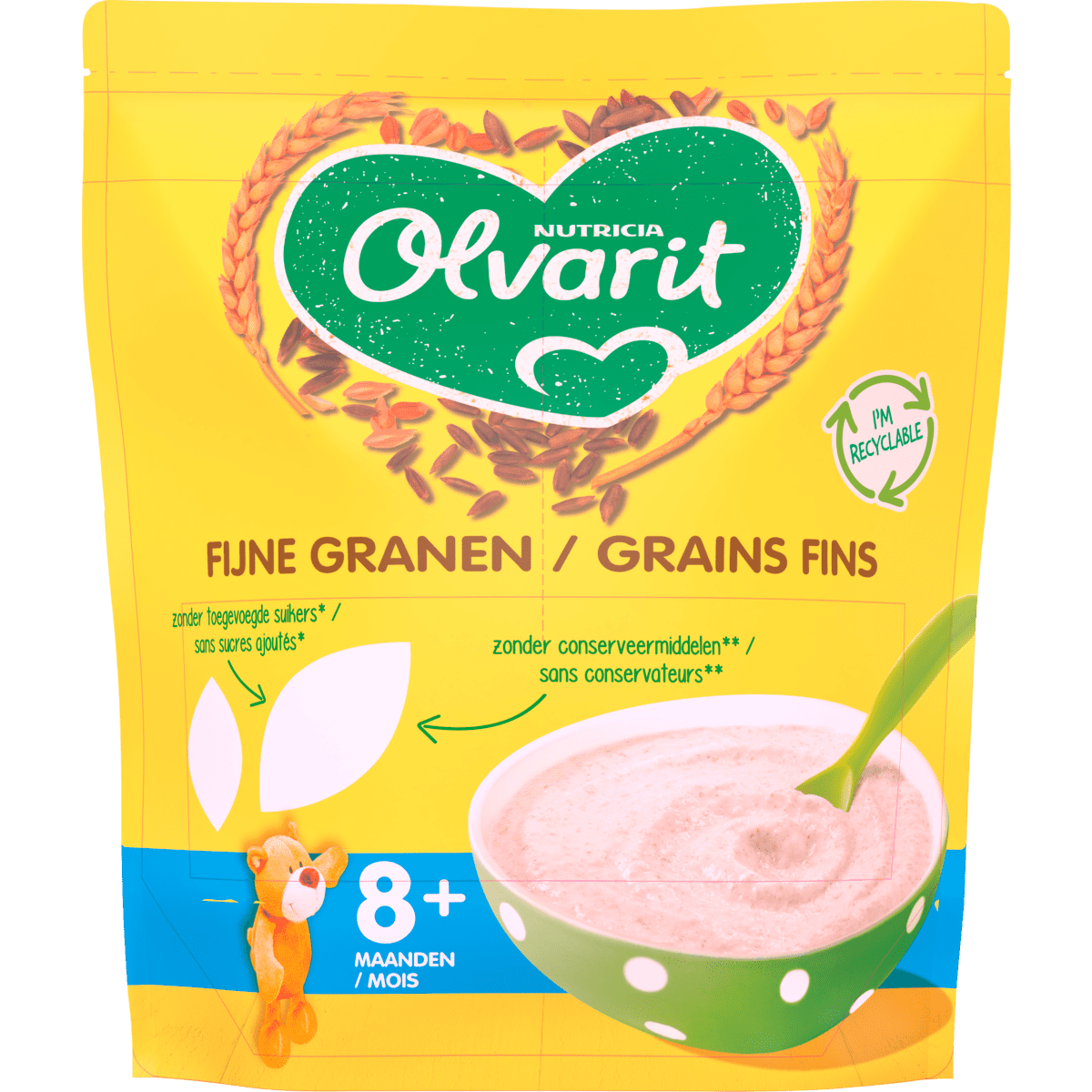 Olvarit Fijne Granen 8+ Maanden 200 gram